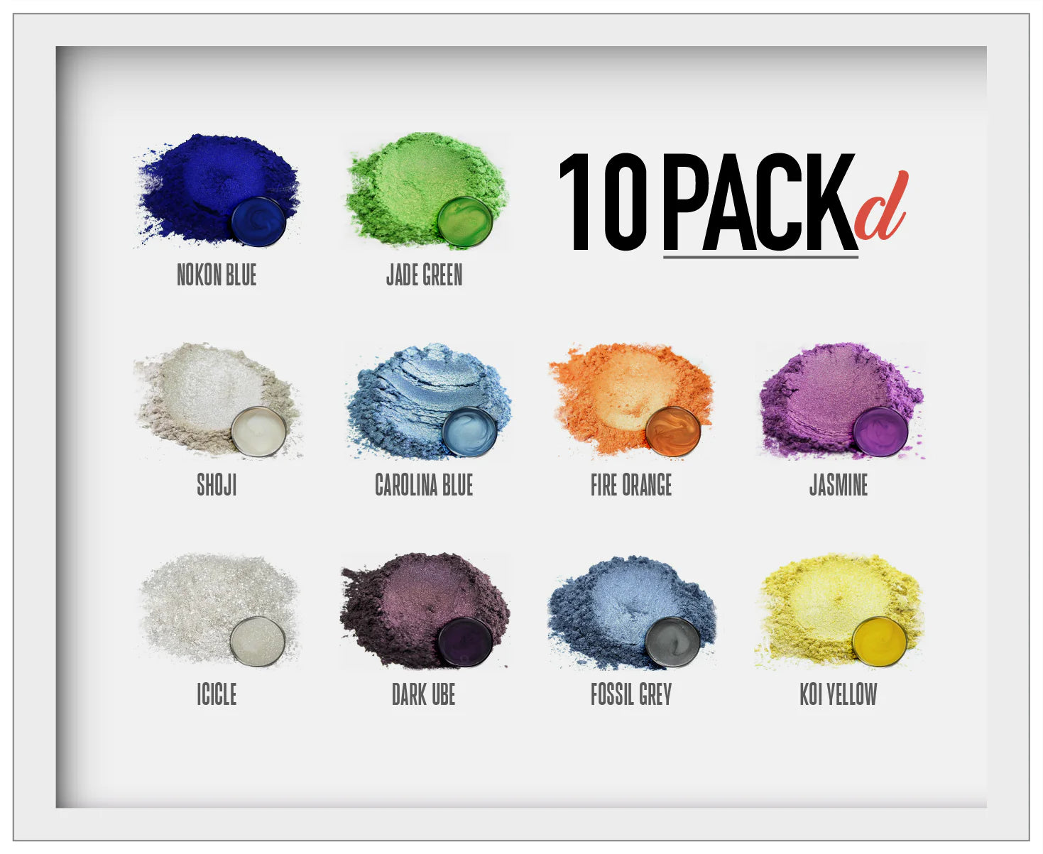 Eye Candy 10 Color Variety Pack Sets