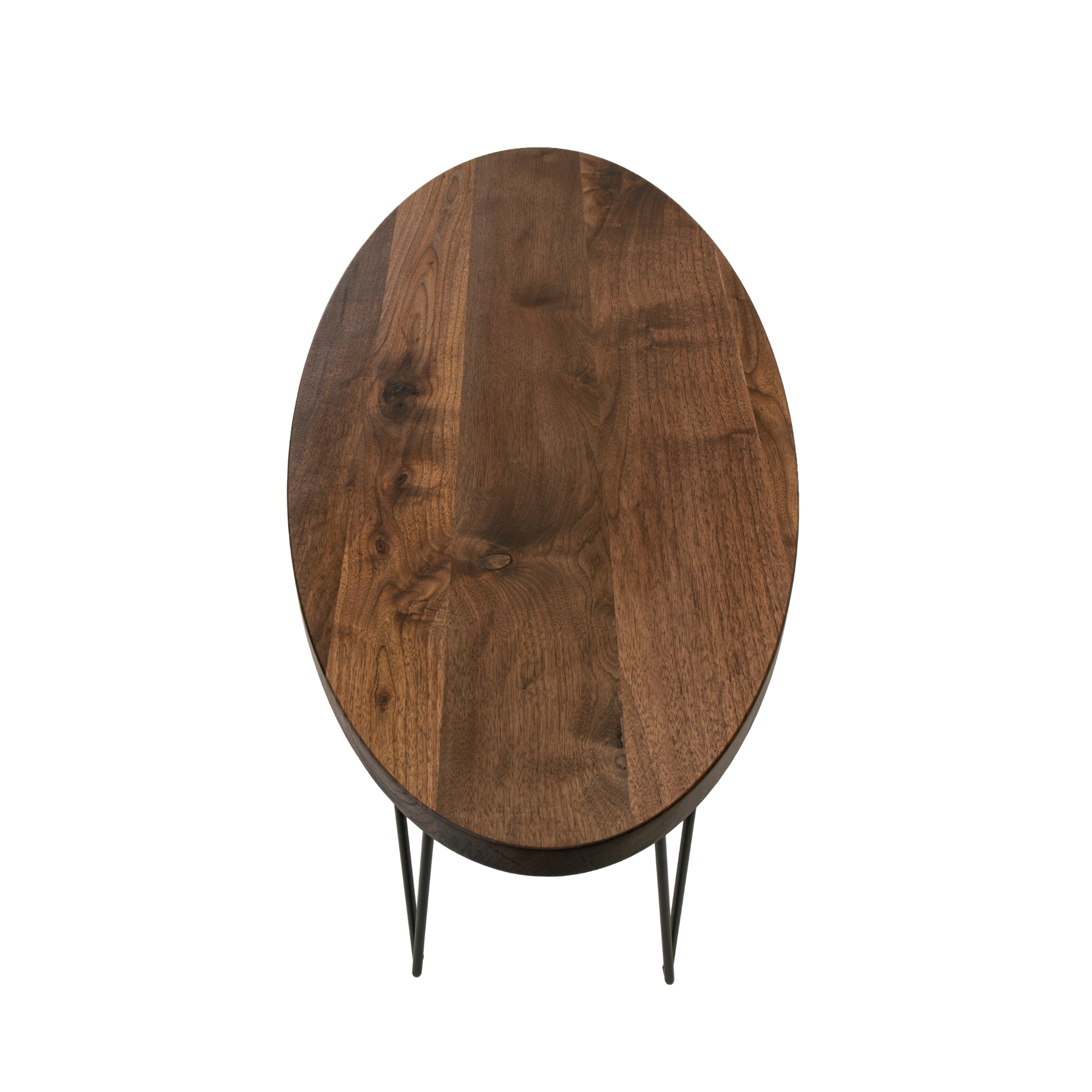 Oval coffee table for living room. Designed by Urban Industrial Design.