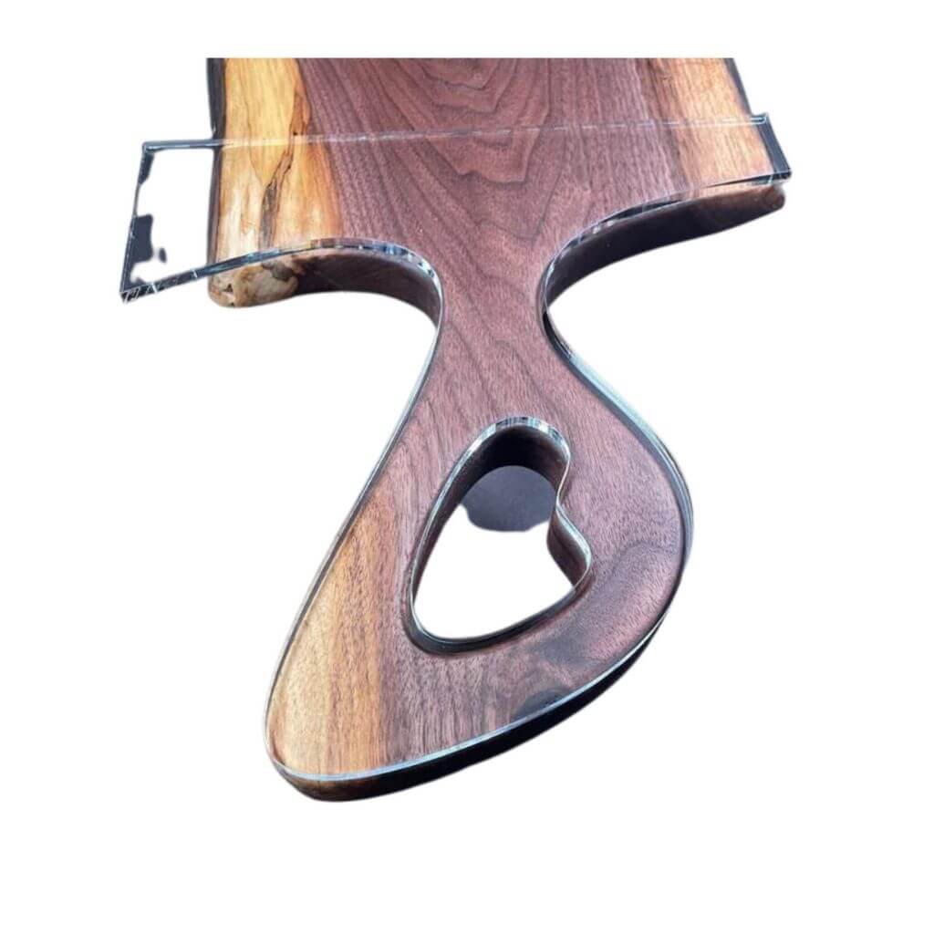 Organic Charcuterie Board Handle Router Template by Empire Molds.