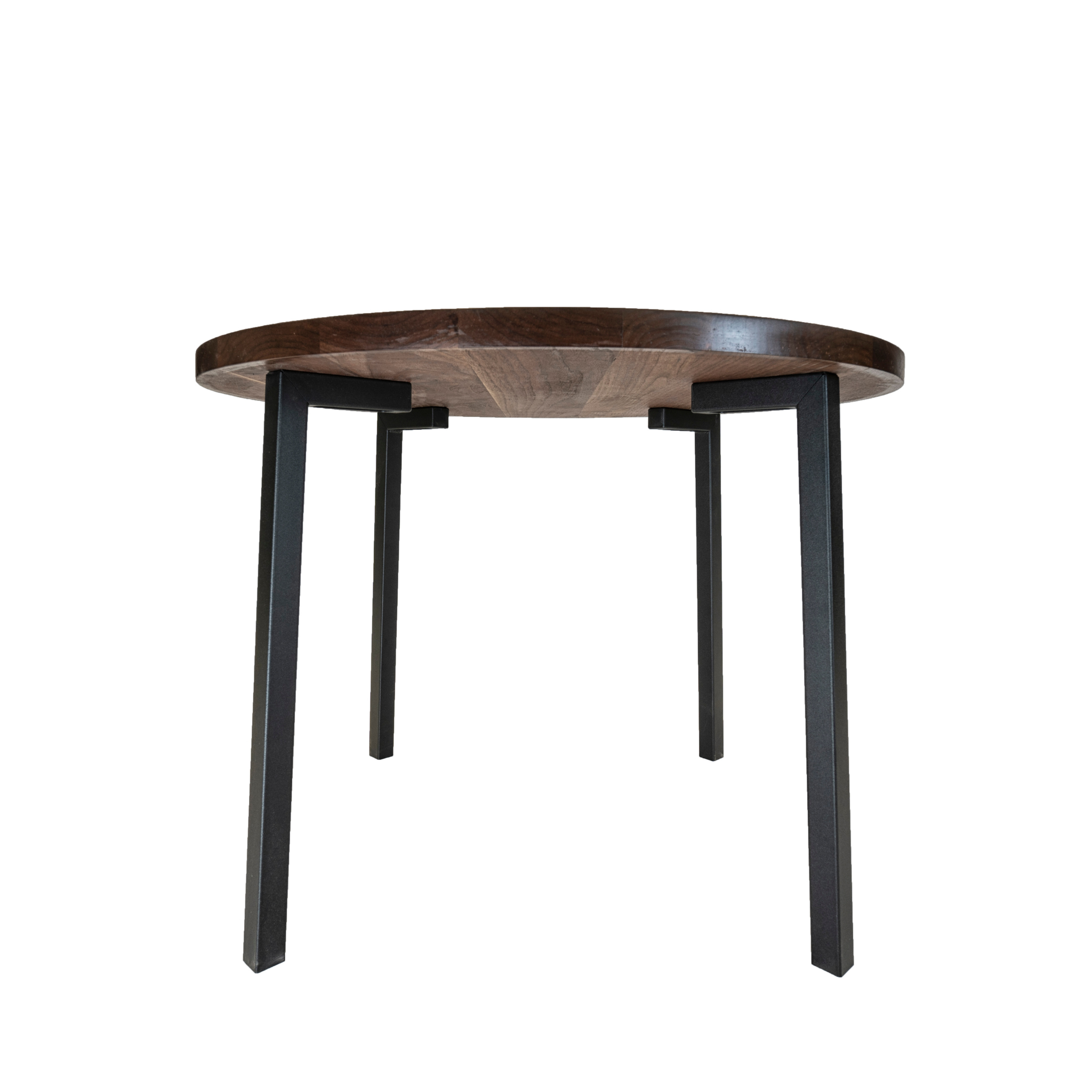 Modern walnut dining table. Created by Urban Industrial Design.