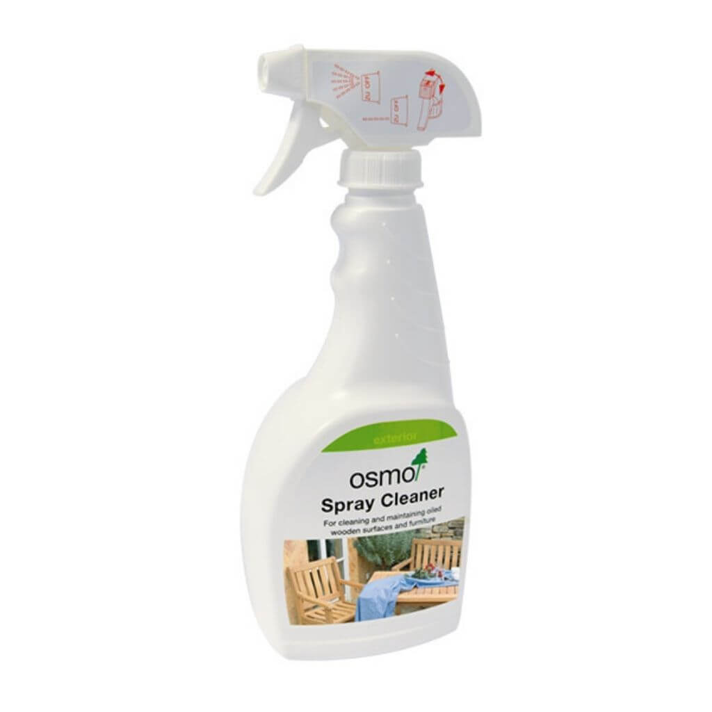 Osmo Spray Cleaner for solid wood surface maintenance.