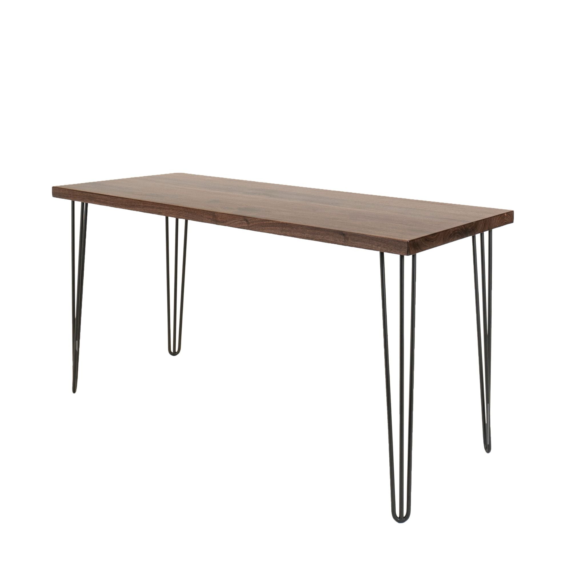 Black walnut office desk. Designed by Urban Industrial Design.
