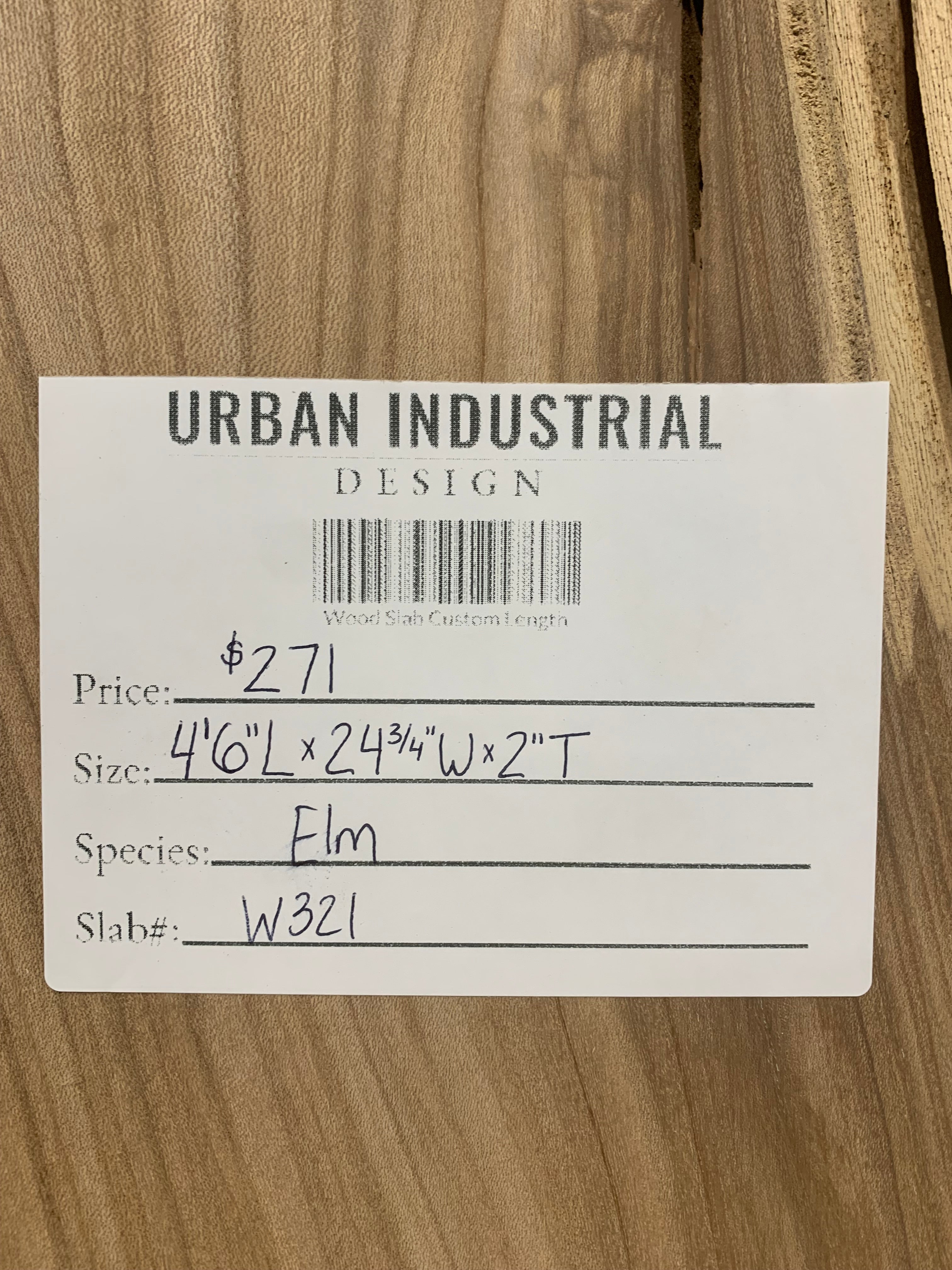 Elm Slab | W321