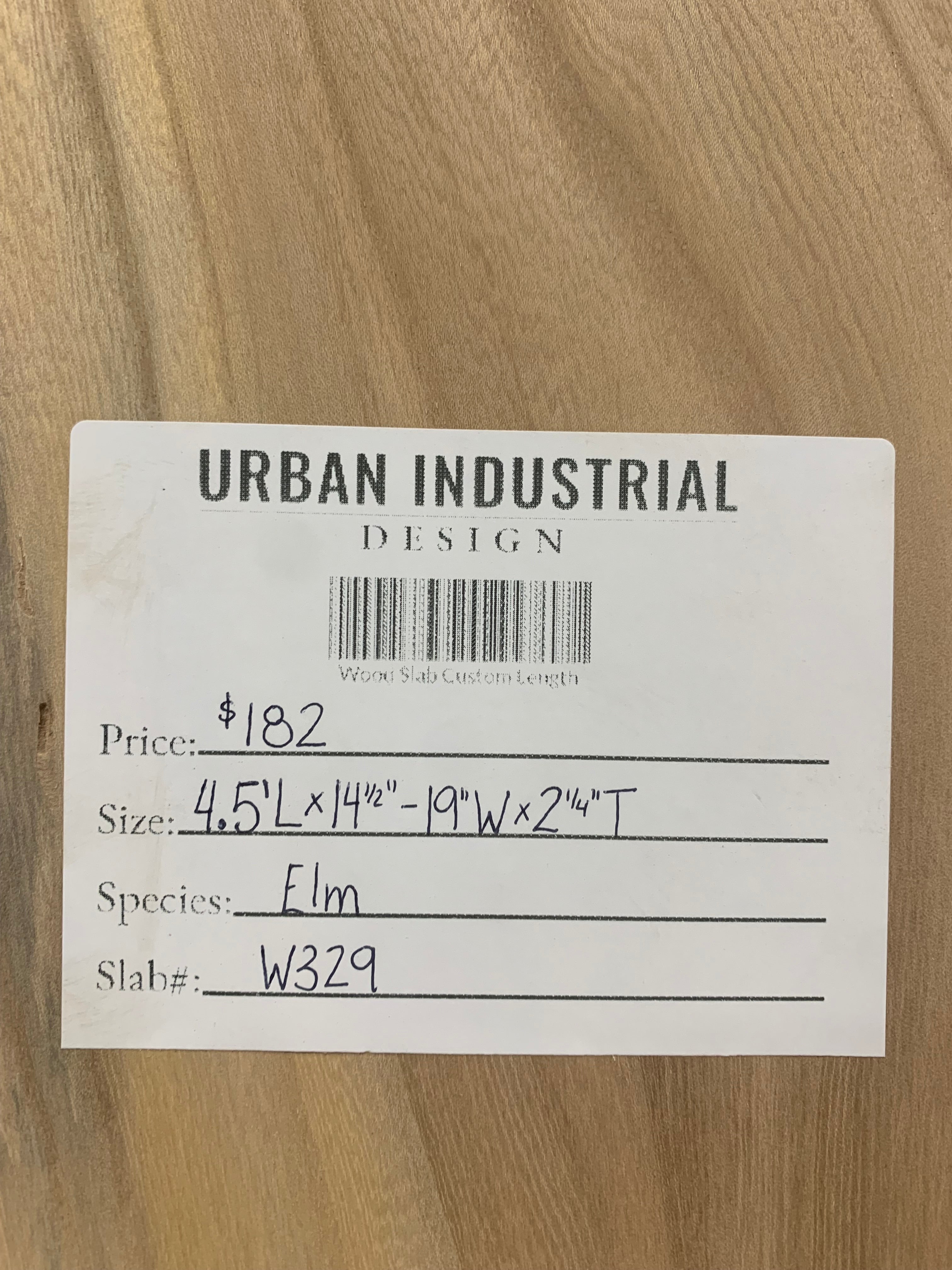 Elm Slab | W329