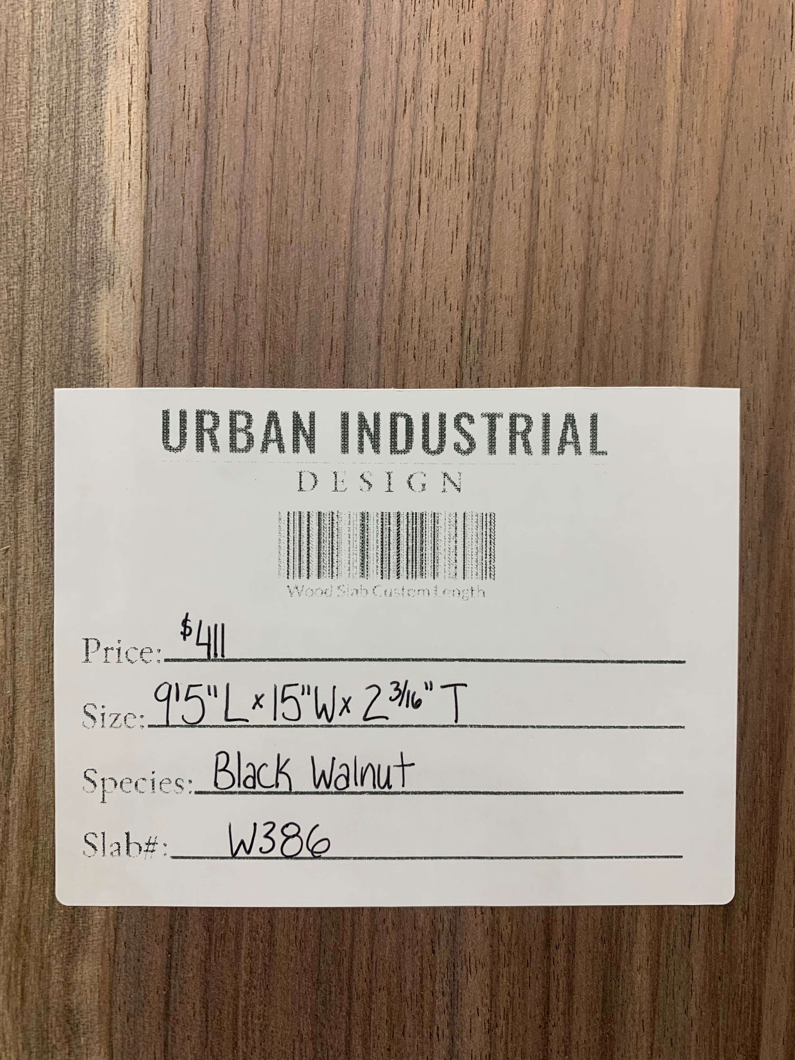 Black Walnut Slab | W386