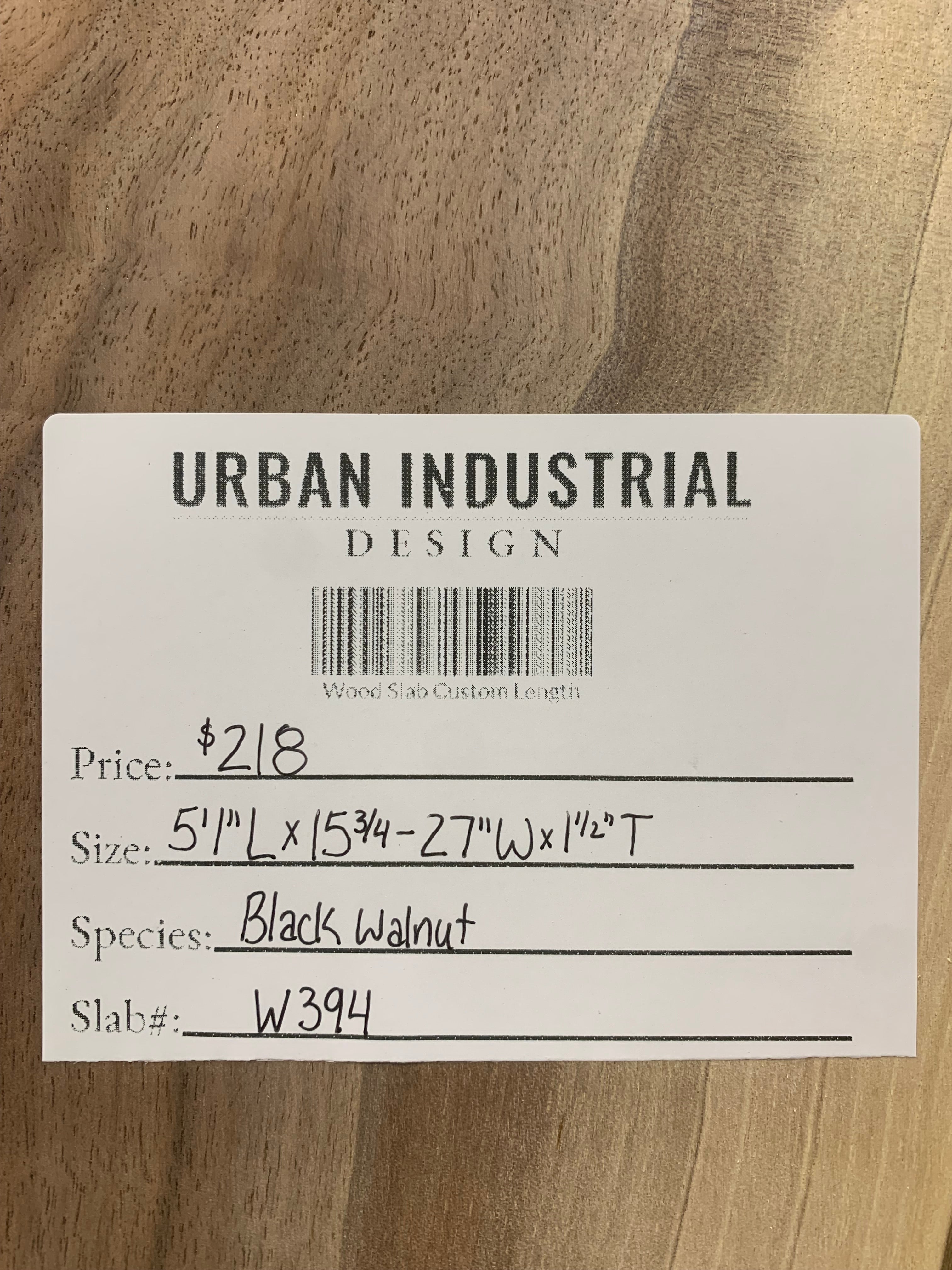 Black Walnut Slab | W394