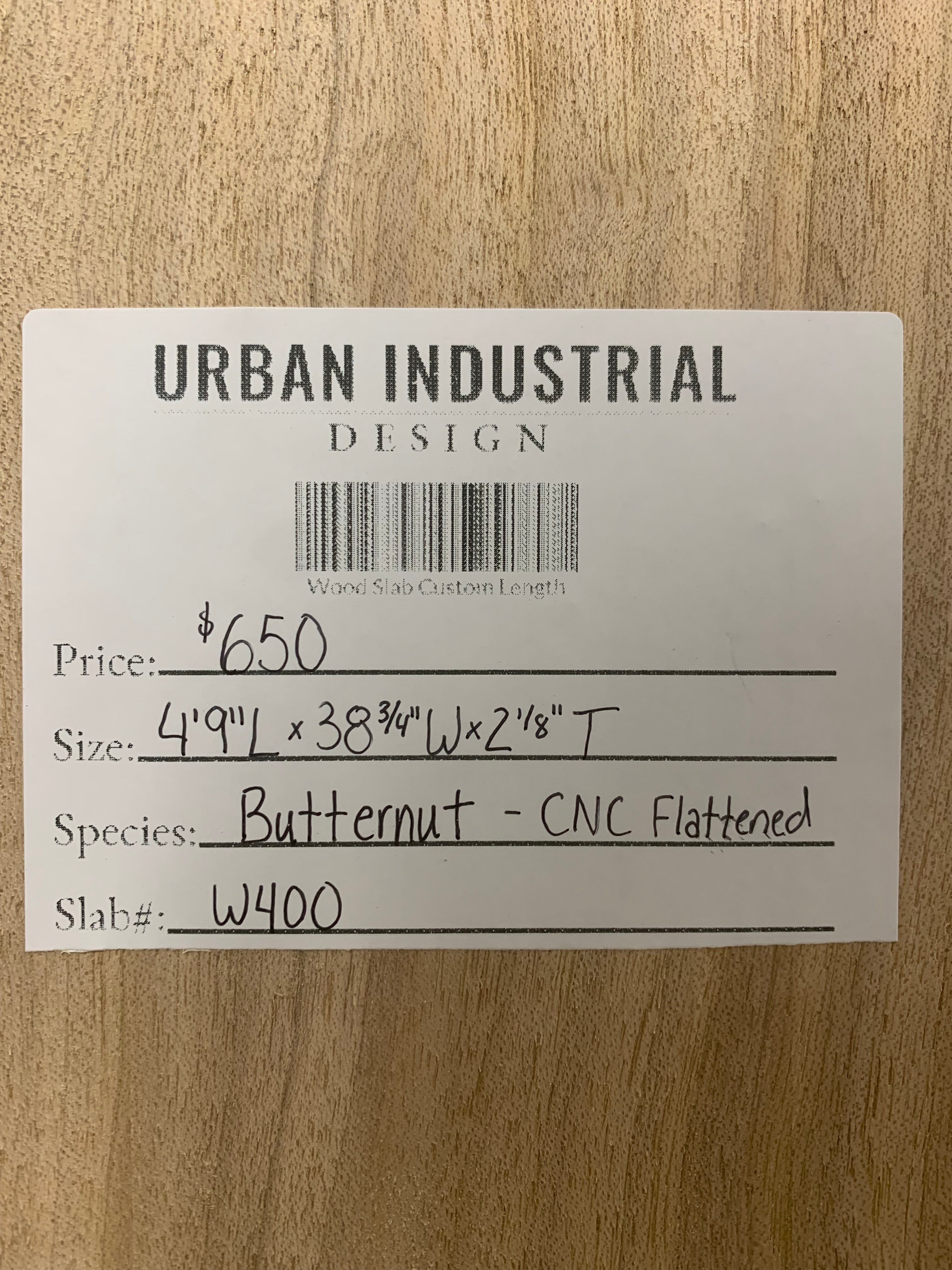 Butternut Slab | W400