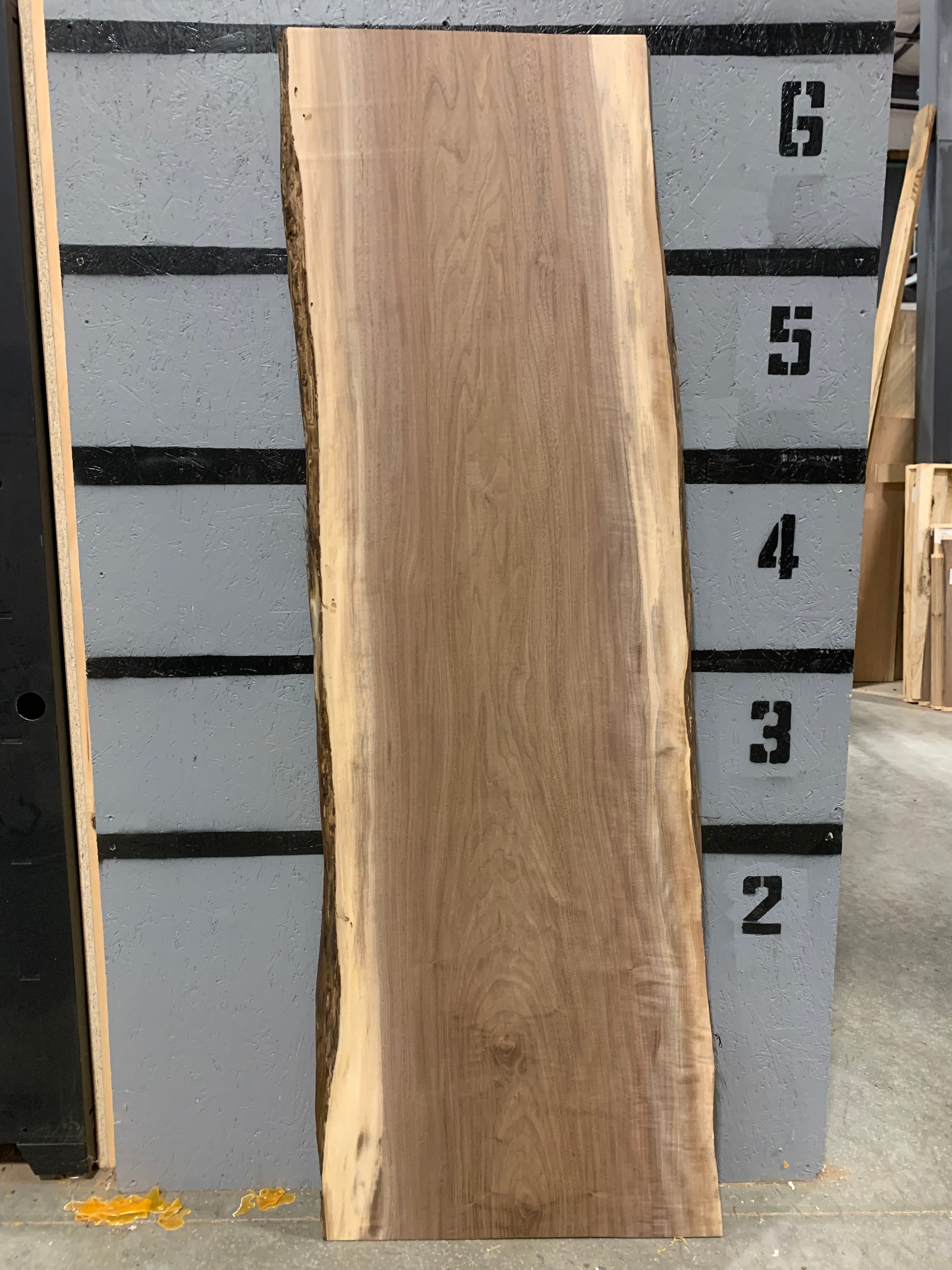 Black Walnut Slab - CNC Flattened | W418
