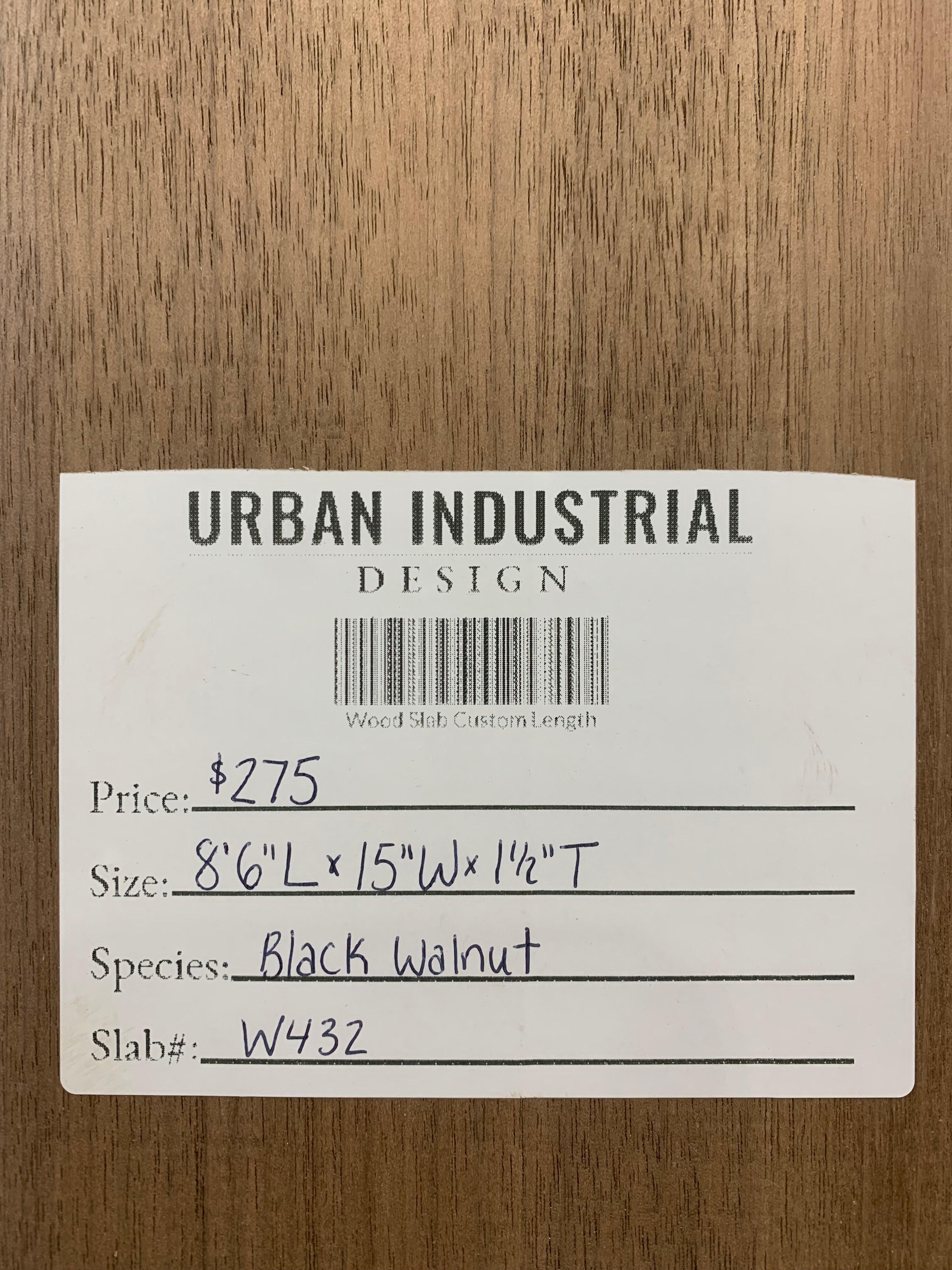 Black Walnut Slab | W432