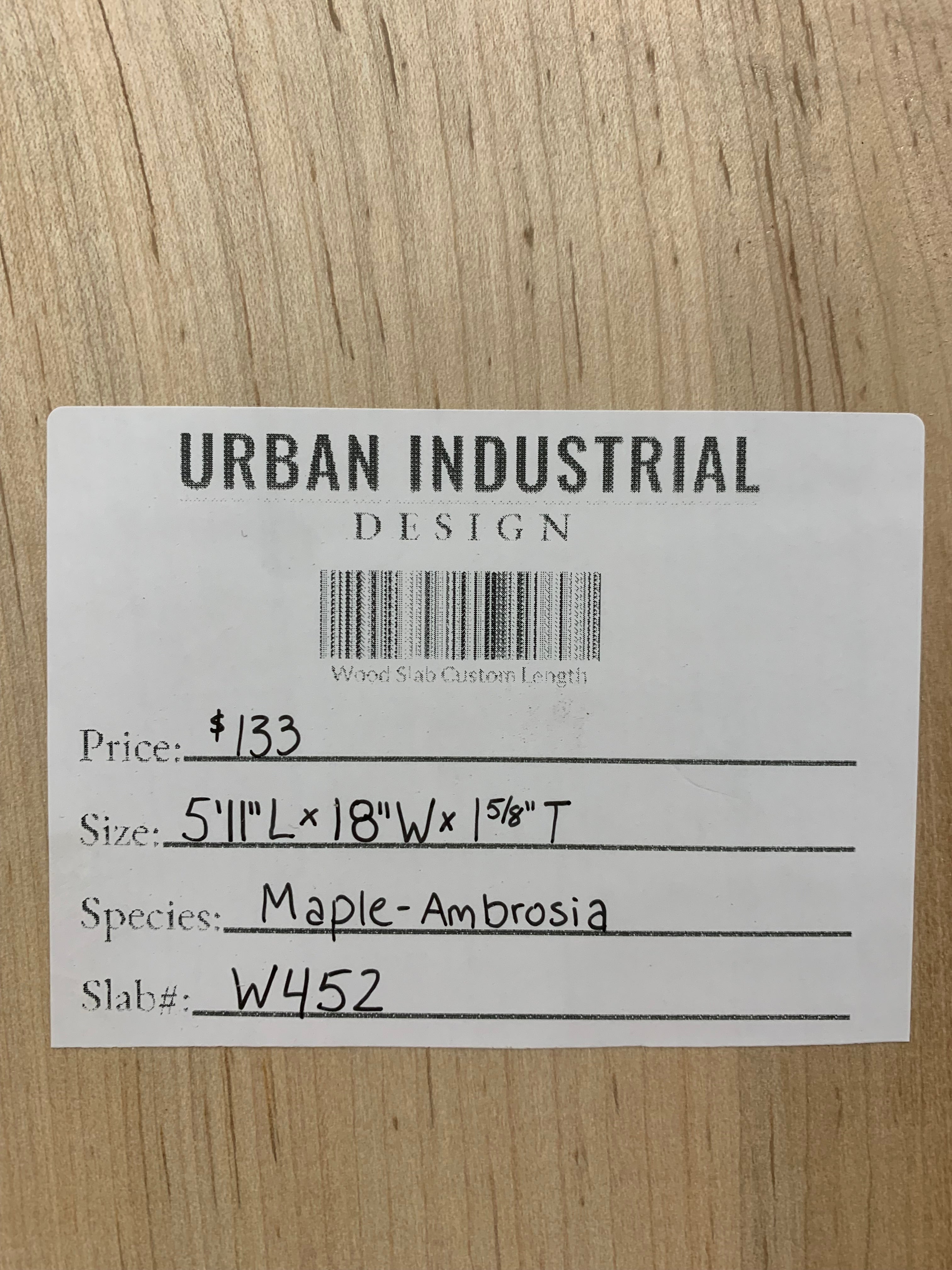 Maple Slab - Ambrosia | W452