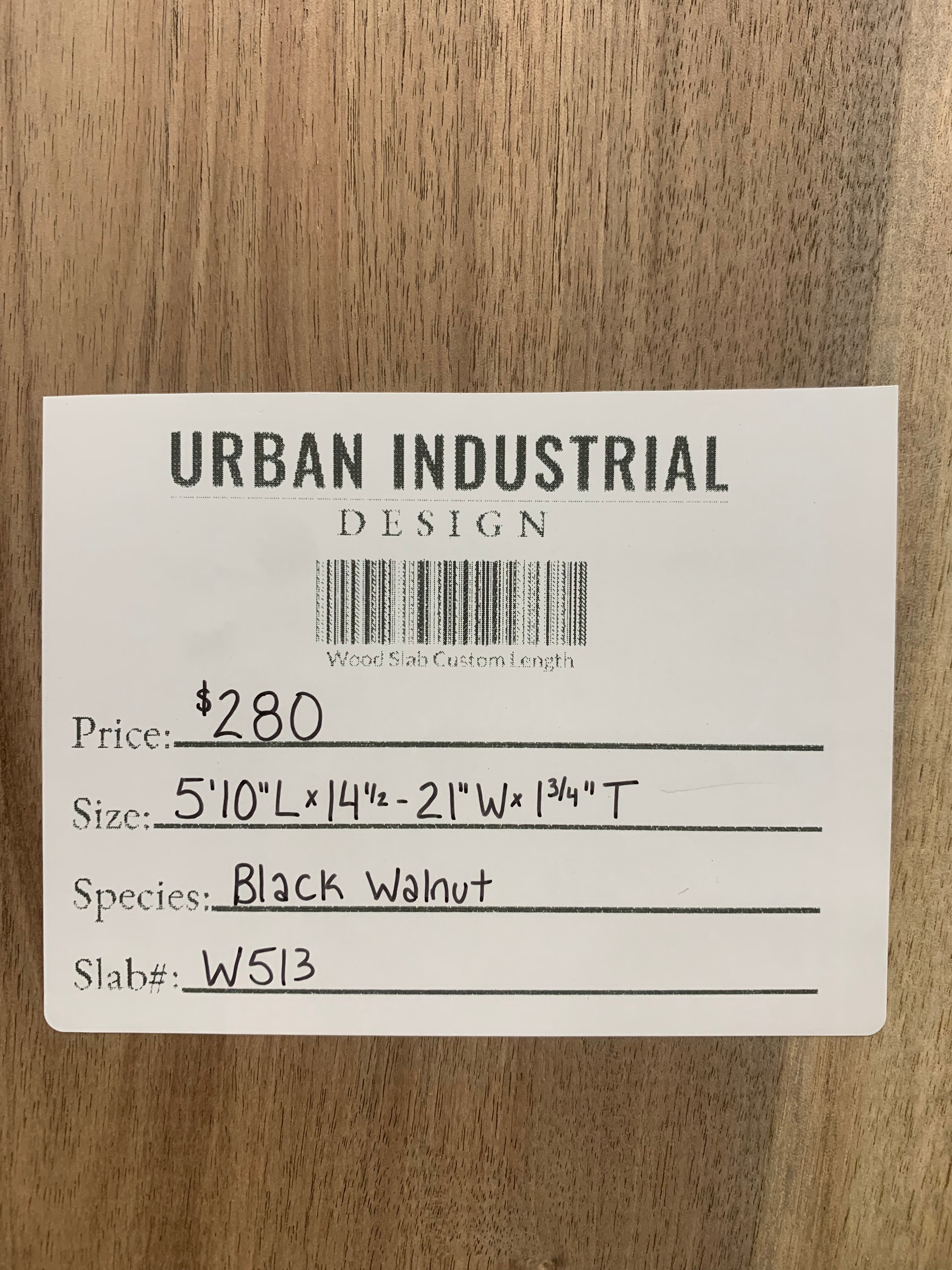 Black Walnut Slab | W513