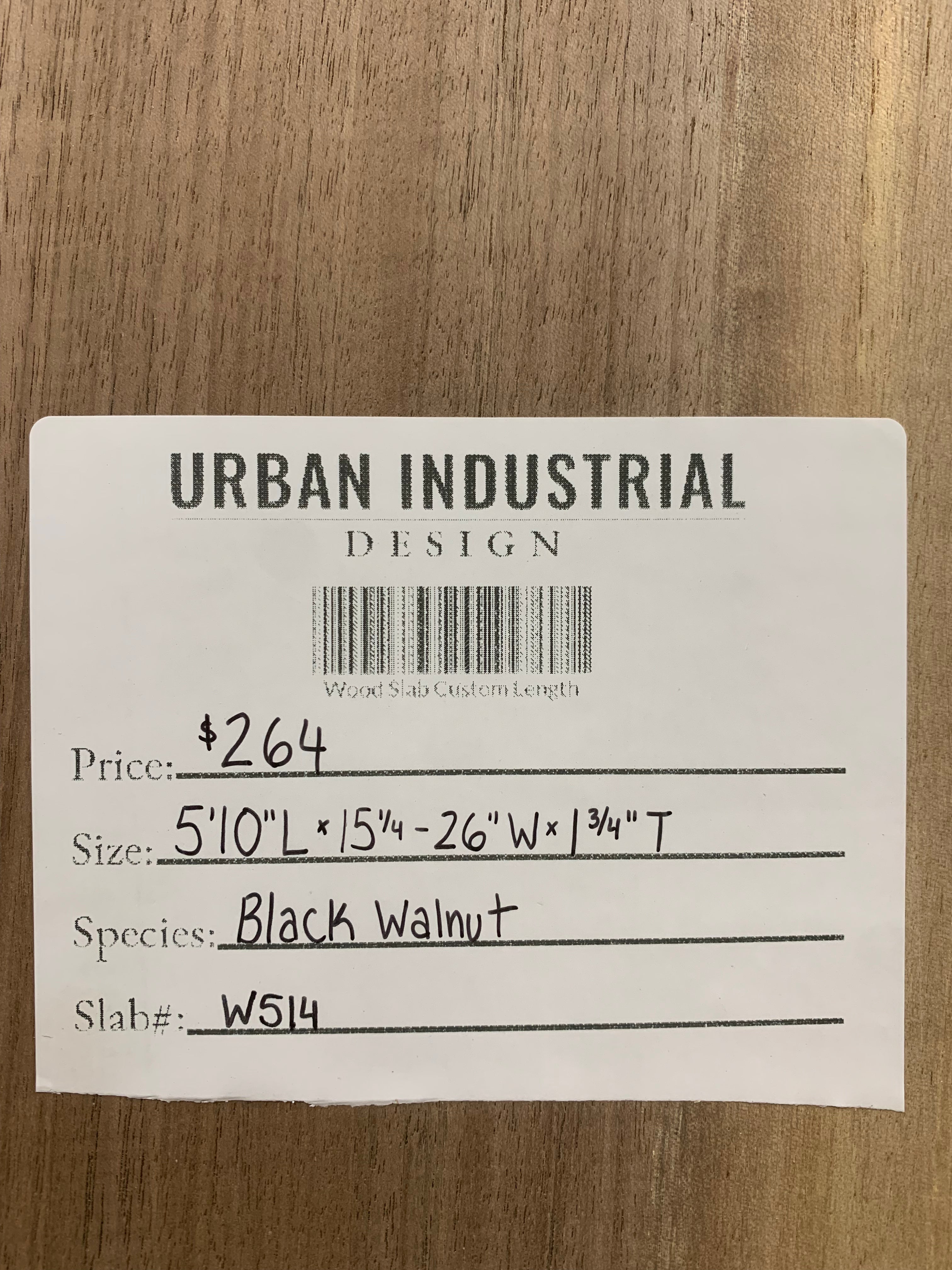 Black Walnut Slab | W514