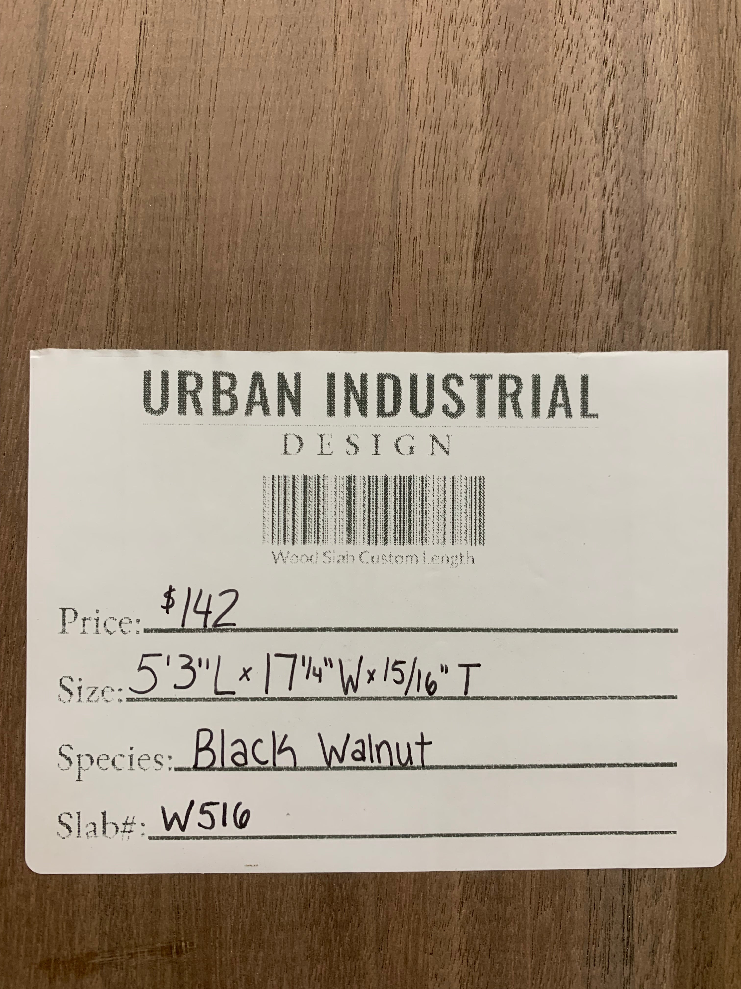 Black Walnut Slab | W516