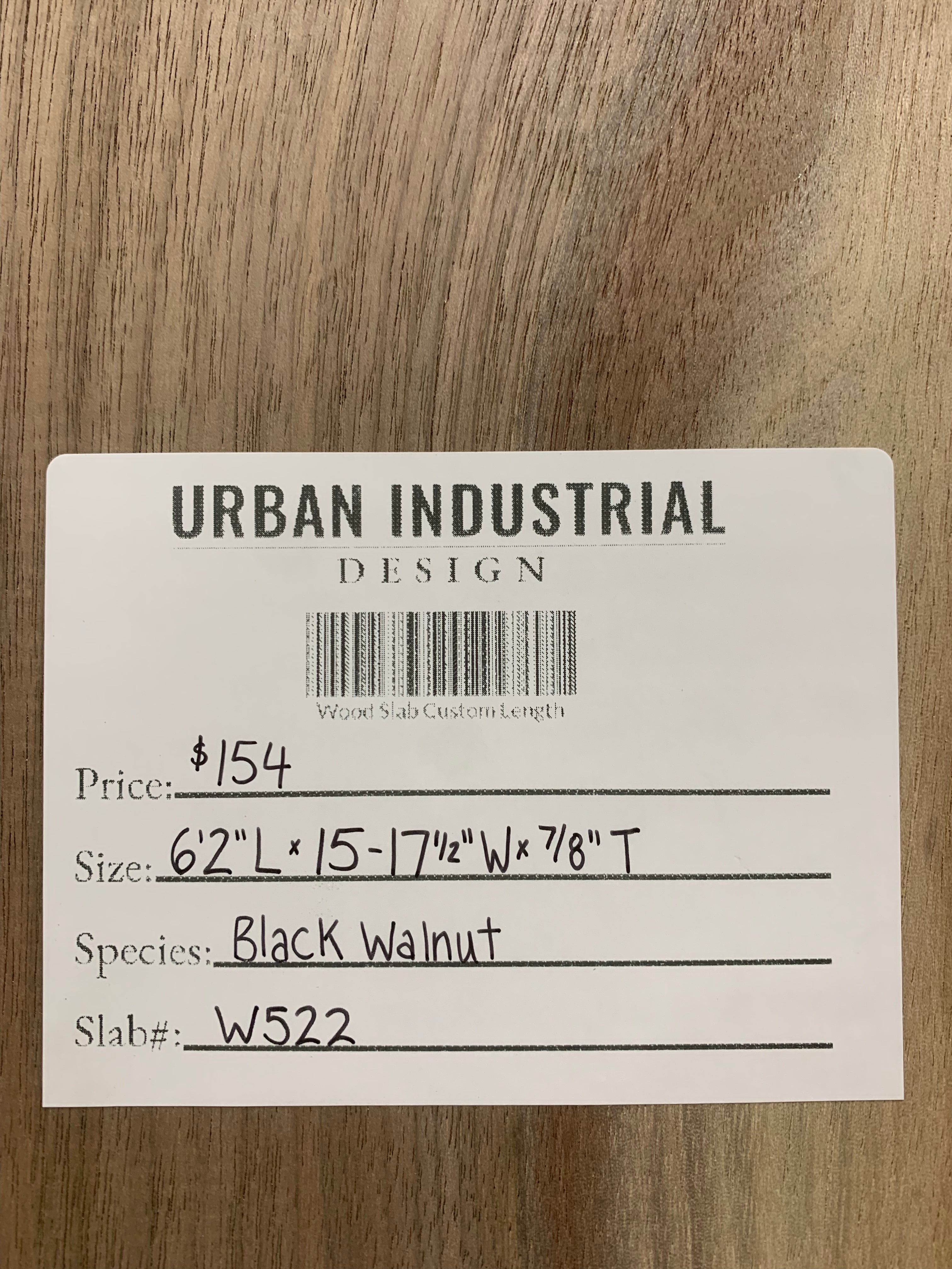 Black Walnut Slab | W522