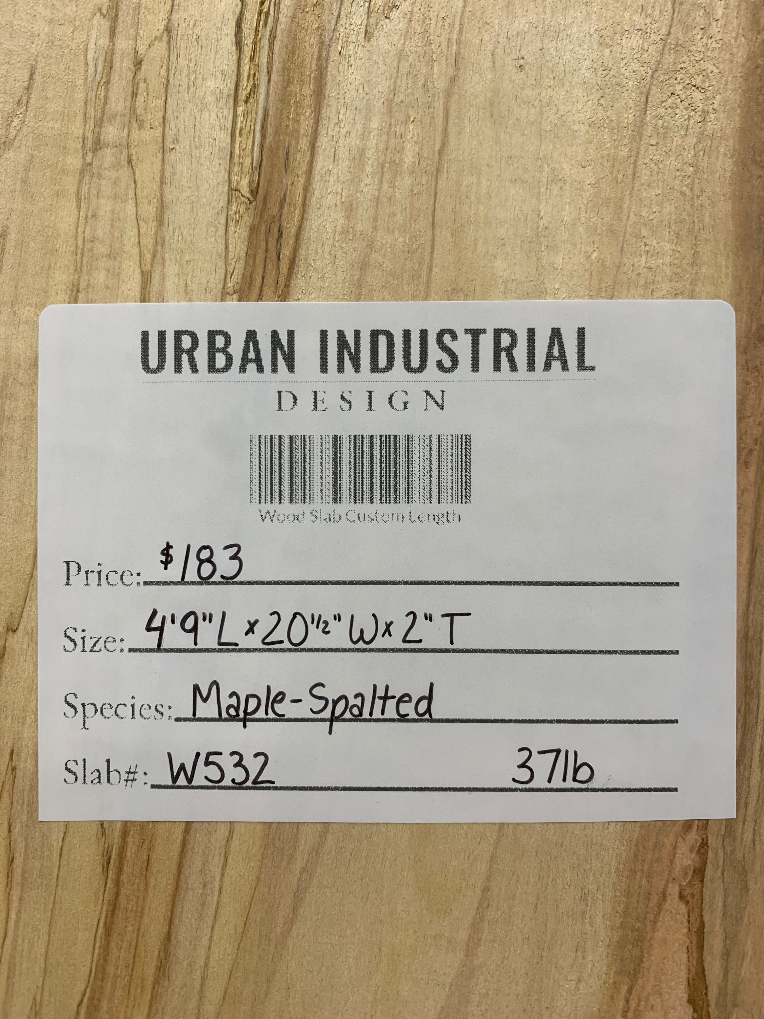 Maple Slab - Spalted | W532