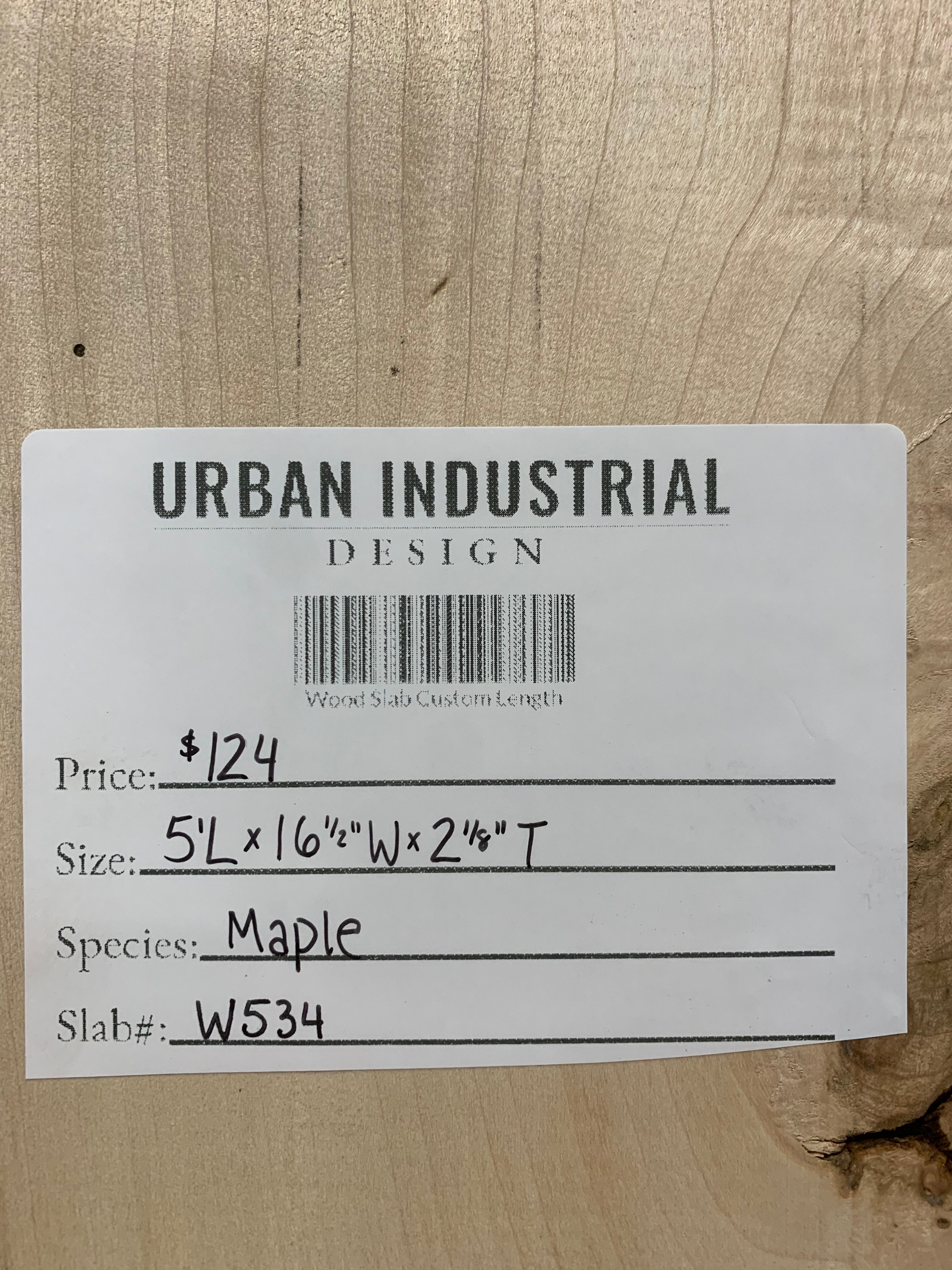 Maple Slab | W534