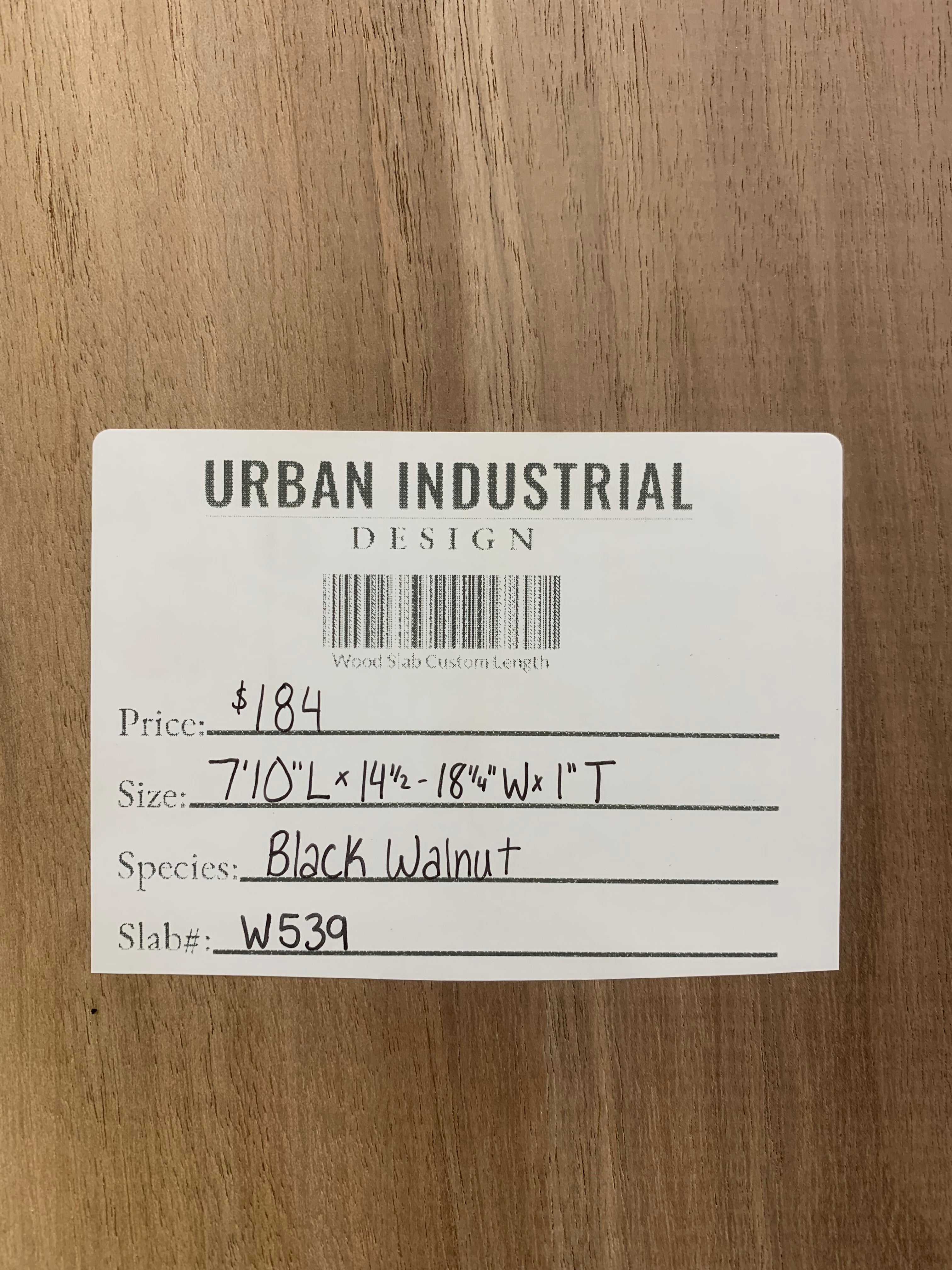 Black Walnut Slab | W539
