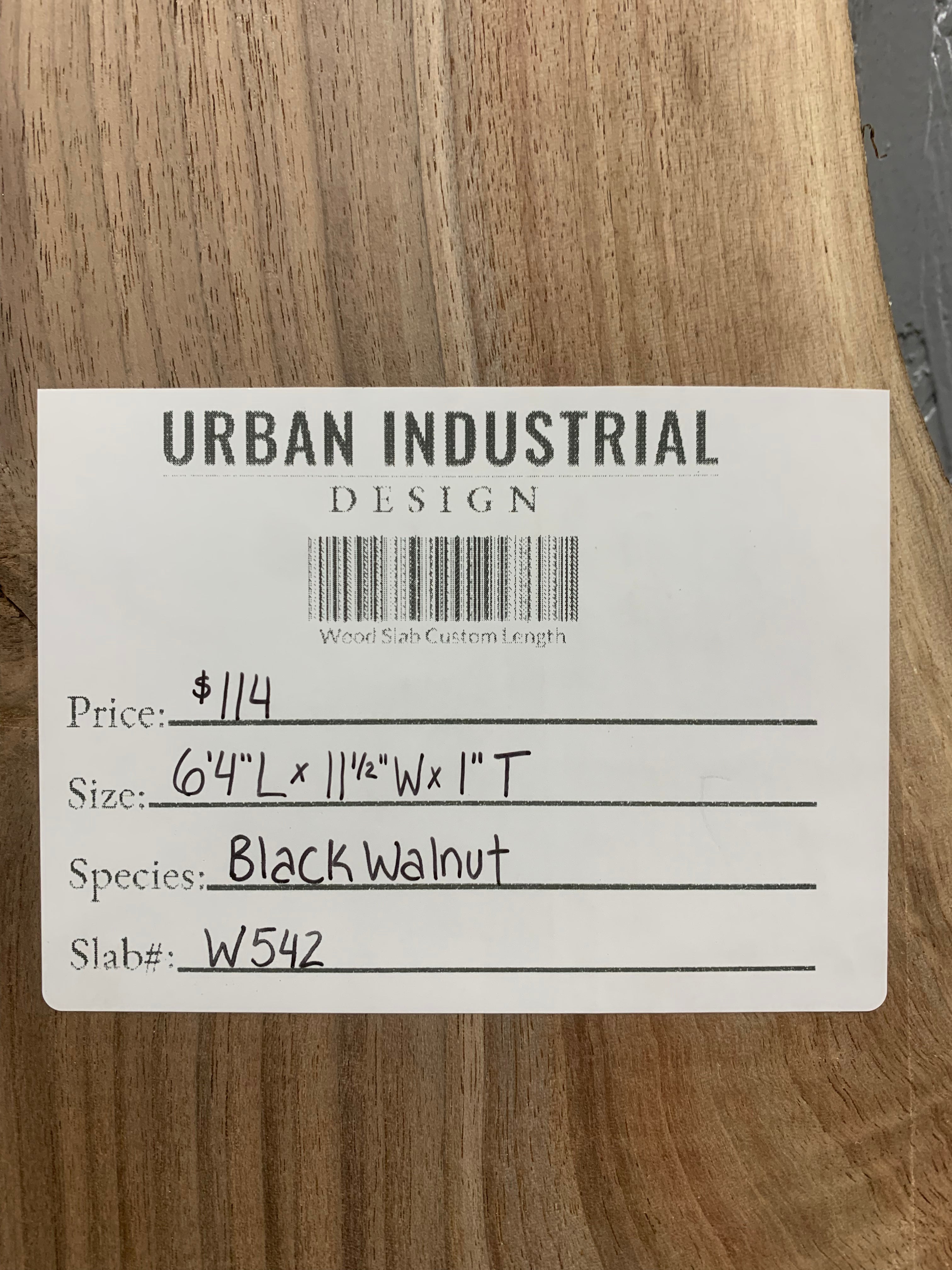 Black Walnut Slab | W542