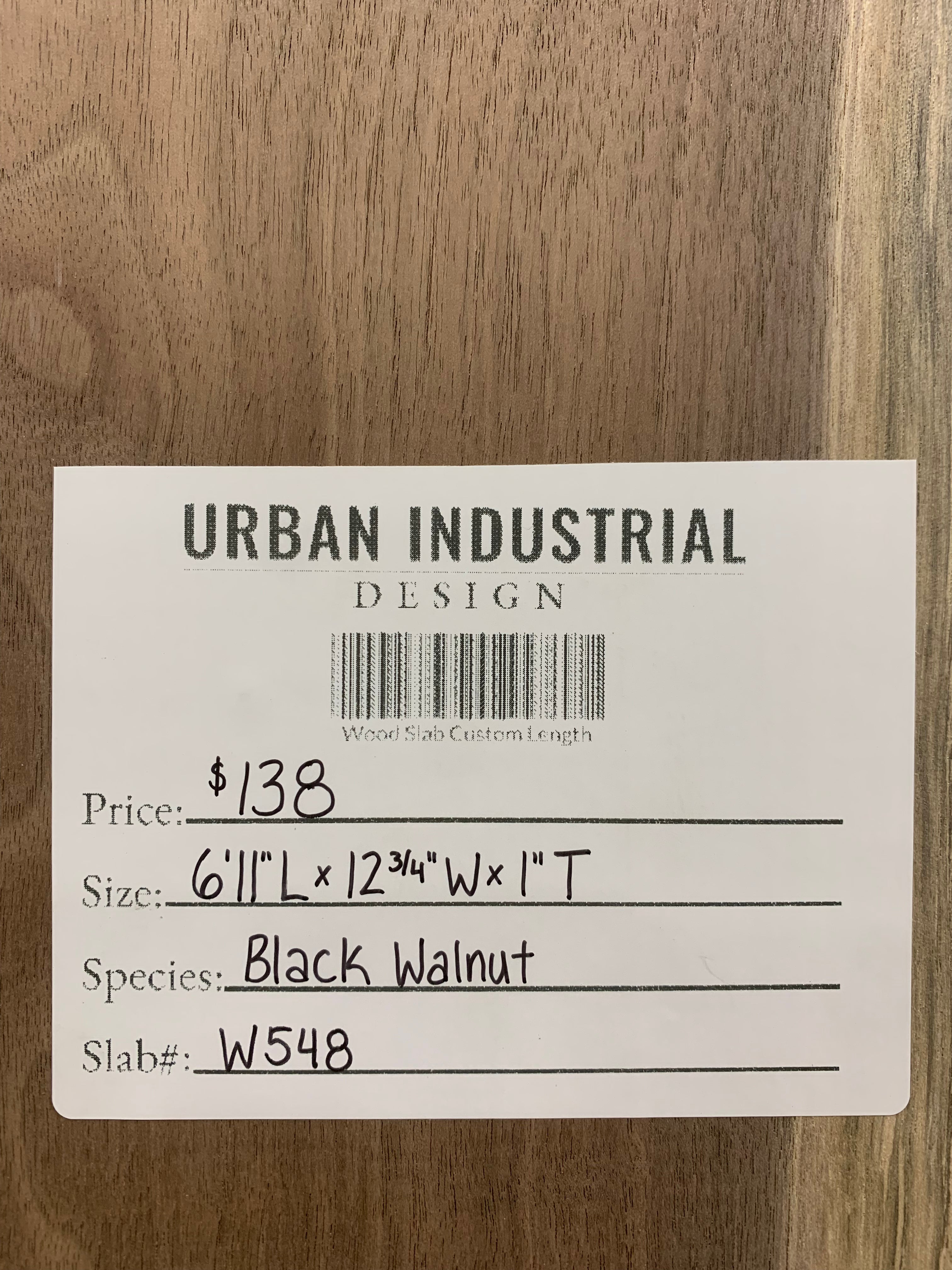 Black Walnut Slab | W548