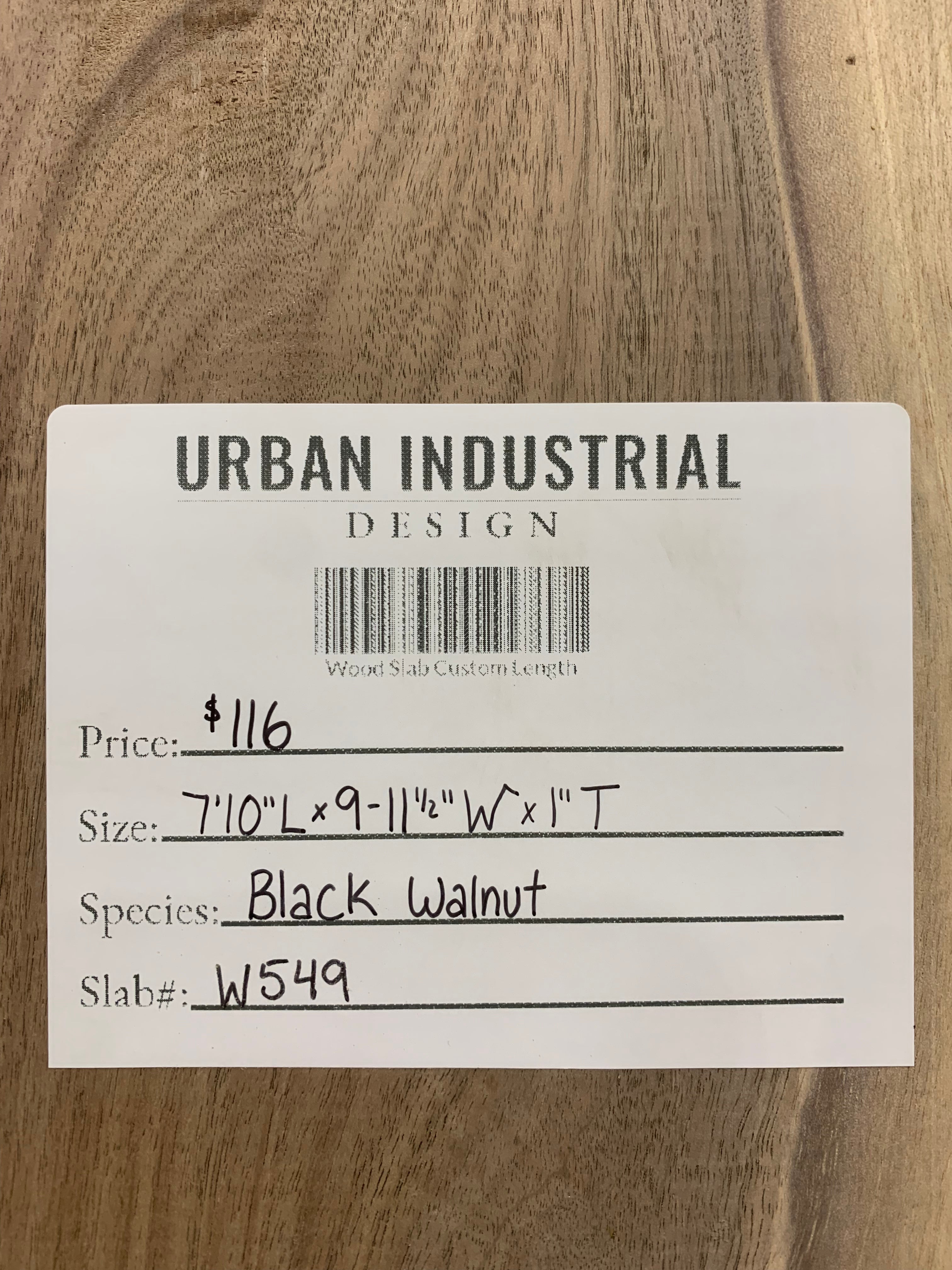 Black Walnut Slab | W549