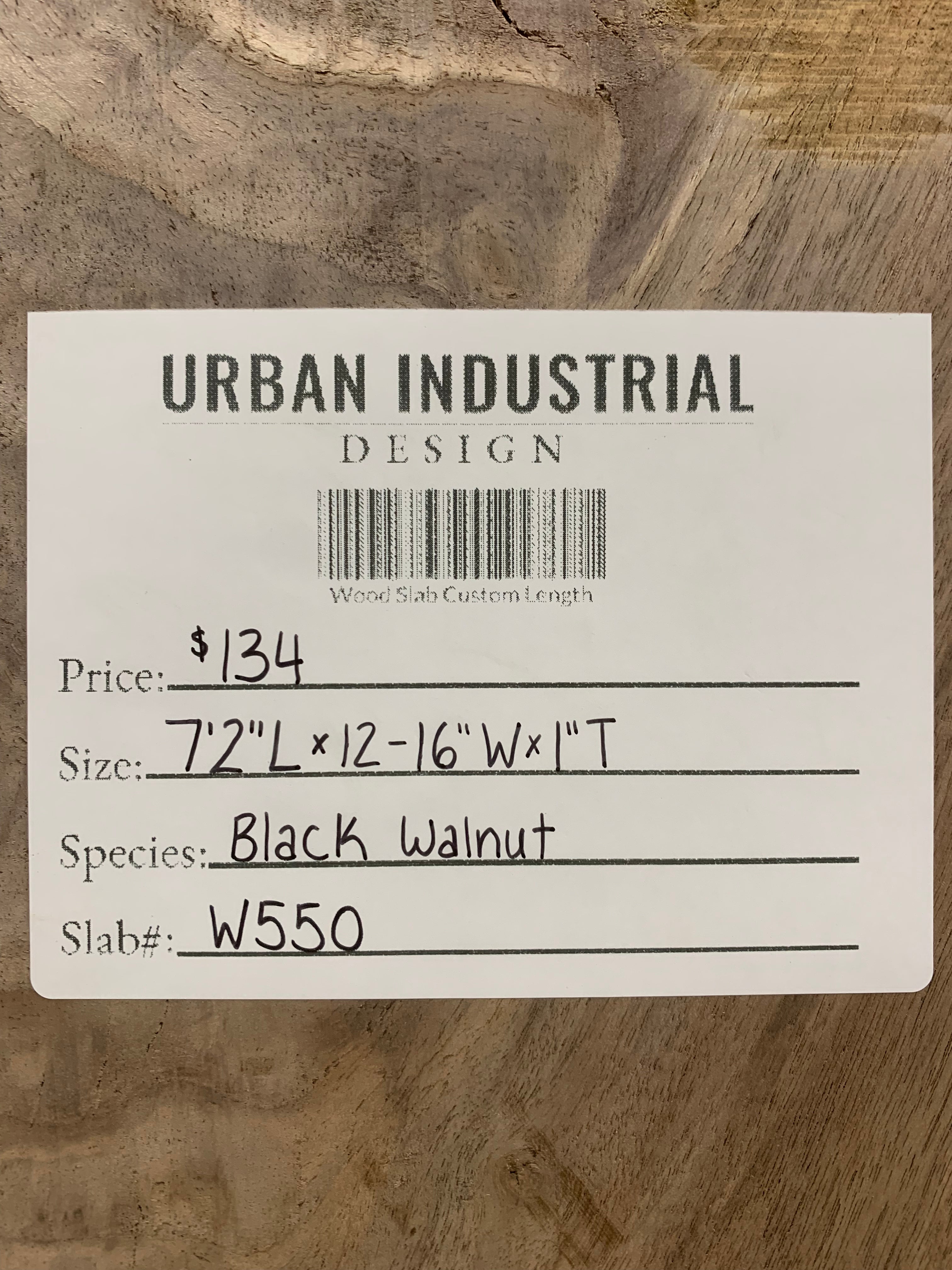 Black Walnut Slab | W550