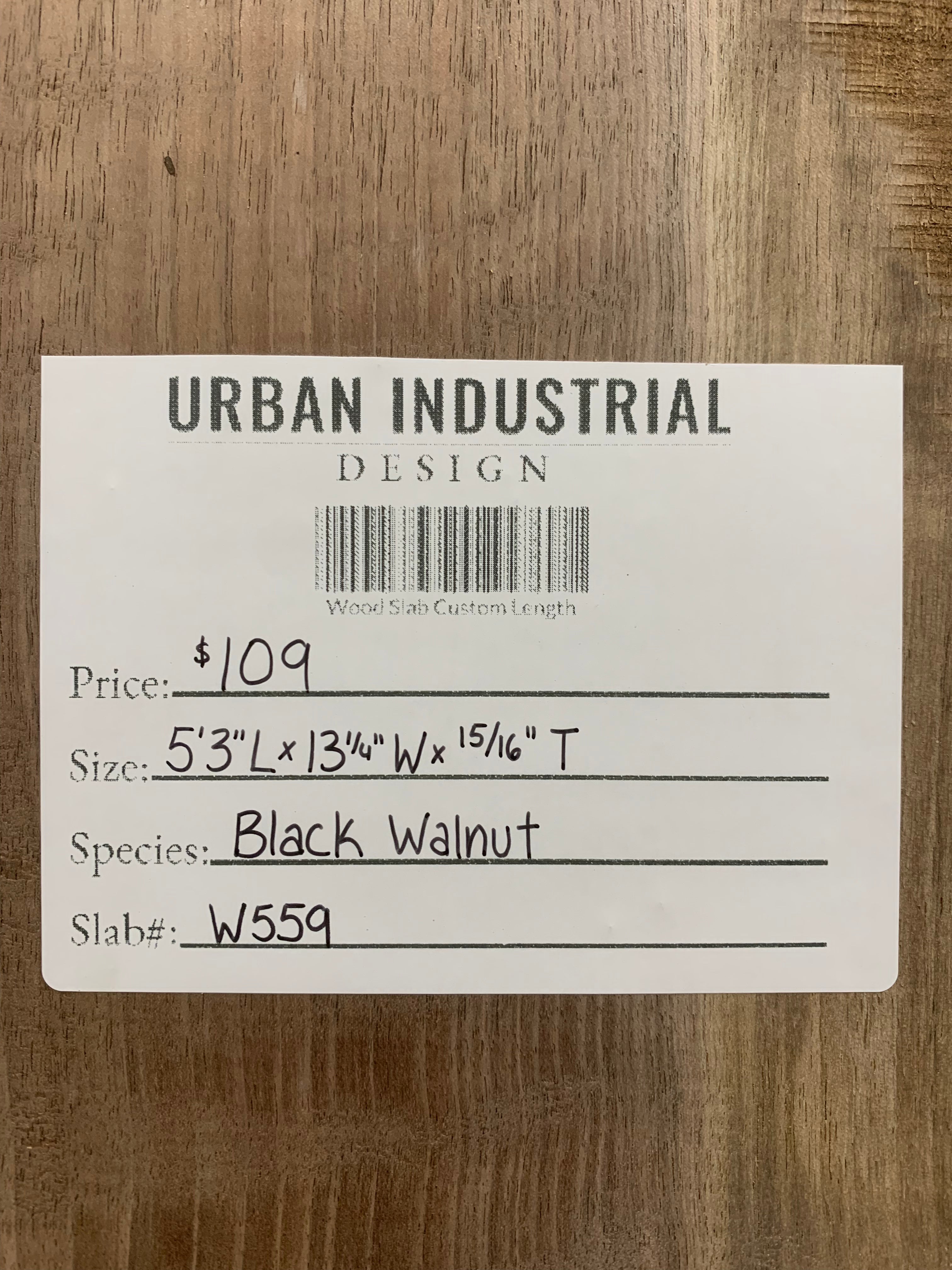 Black Walnut Slab | W559