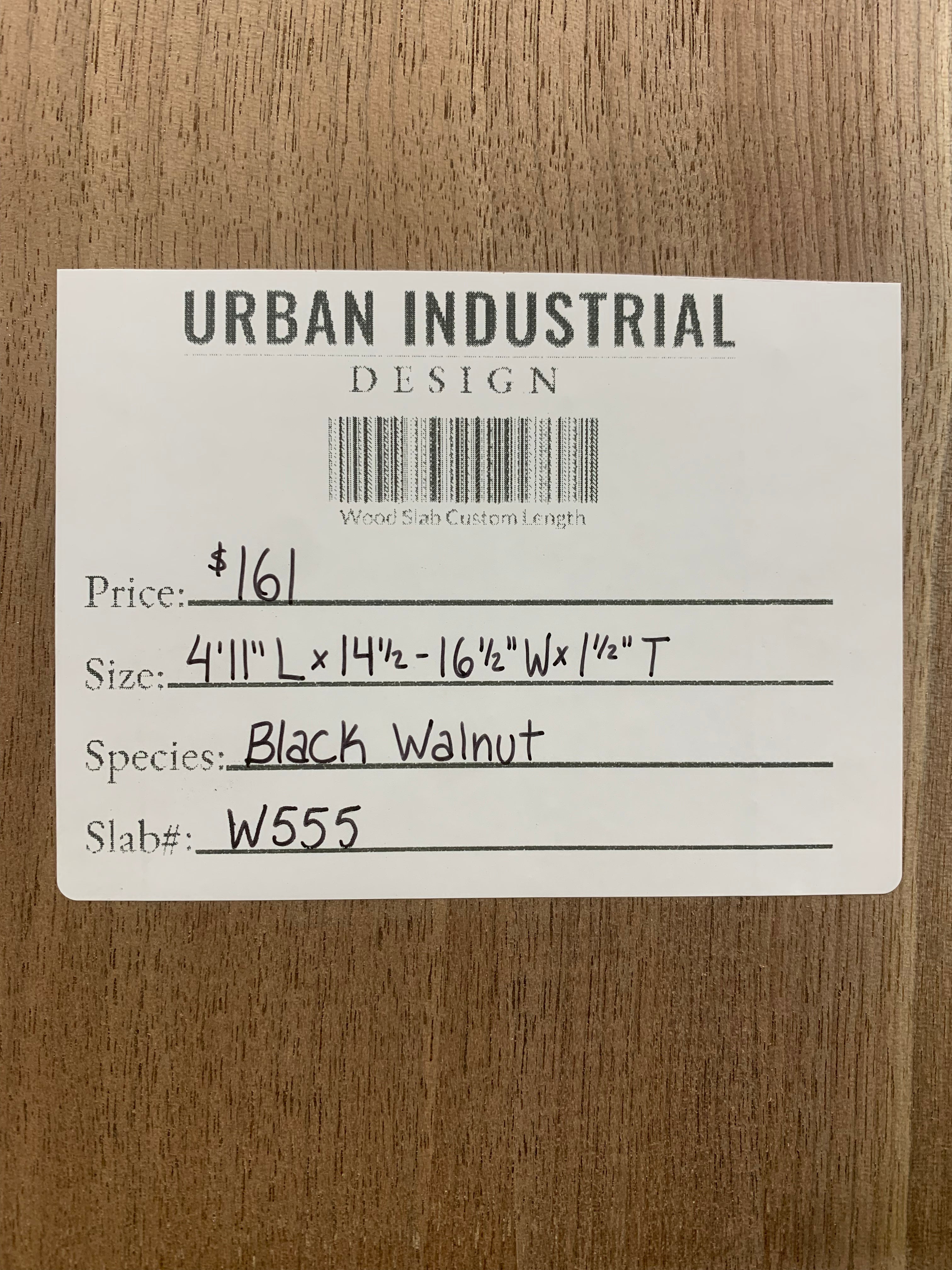 Black Walnut Slab | W555