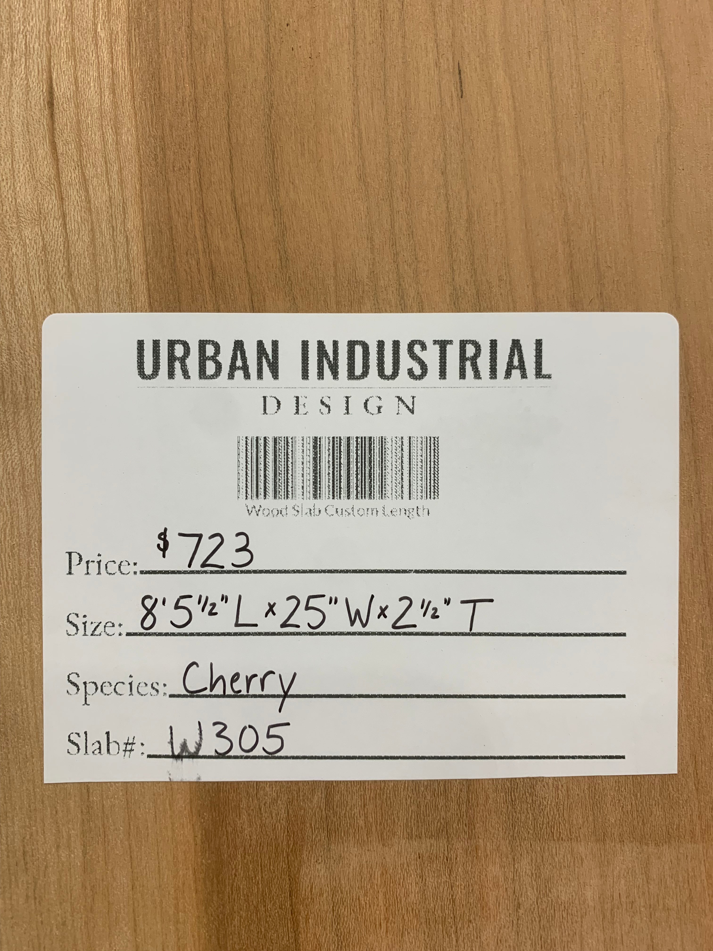 Cherry Slab | W305