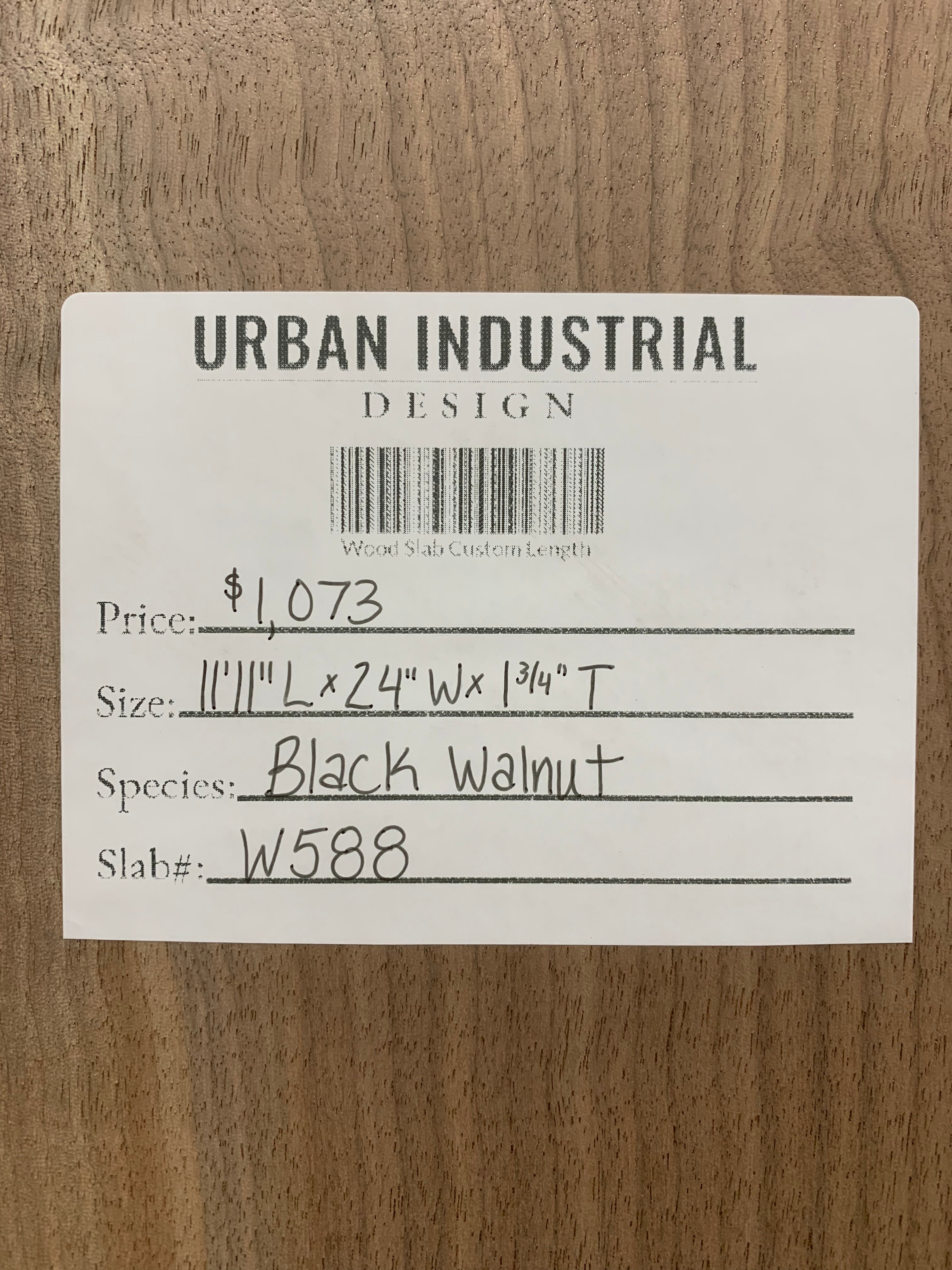 Black Walnut Slab | W588