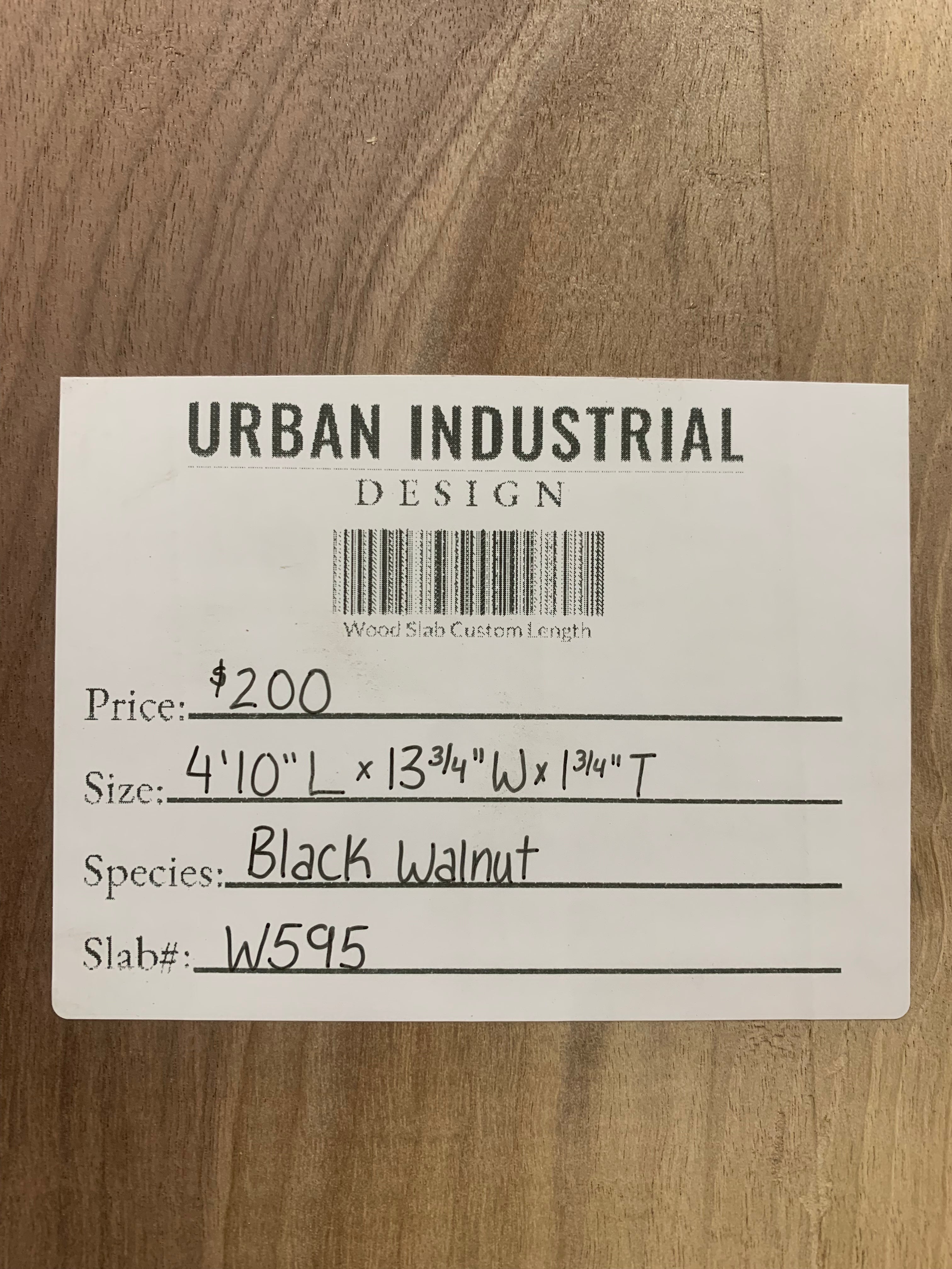 Black Walnut Slab | W595