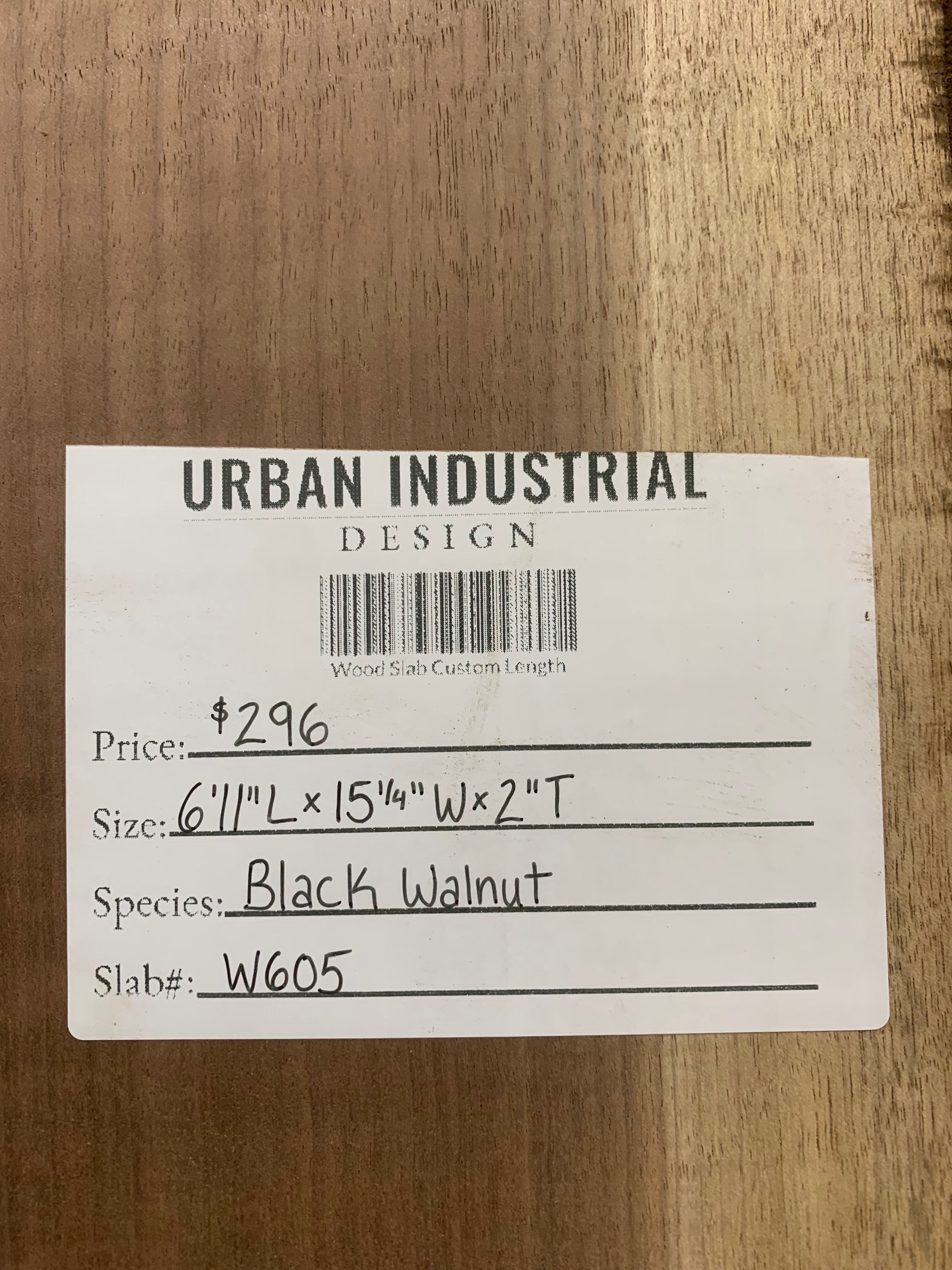 Black Walnut Slab | W605