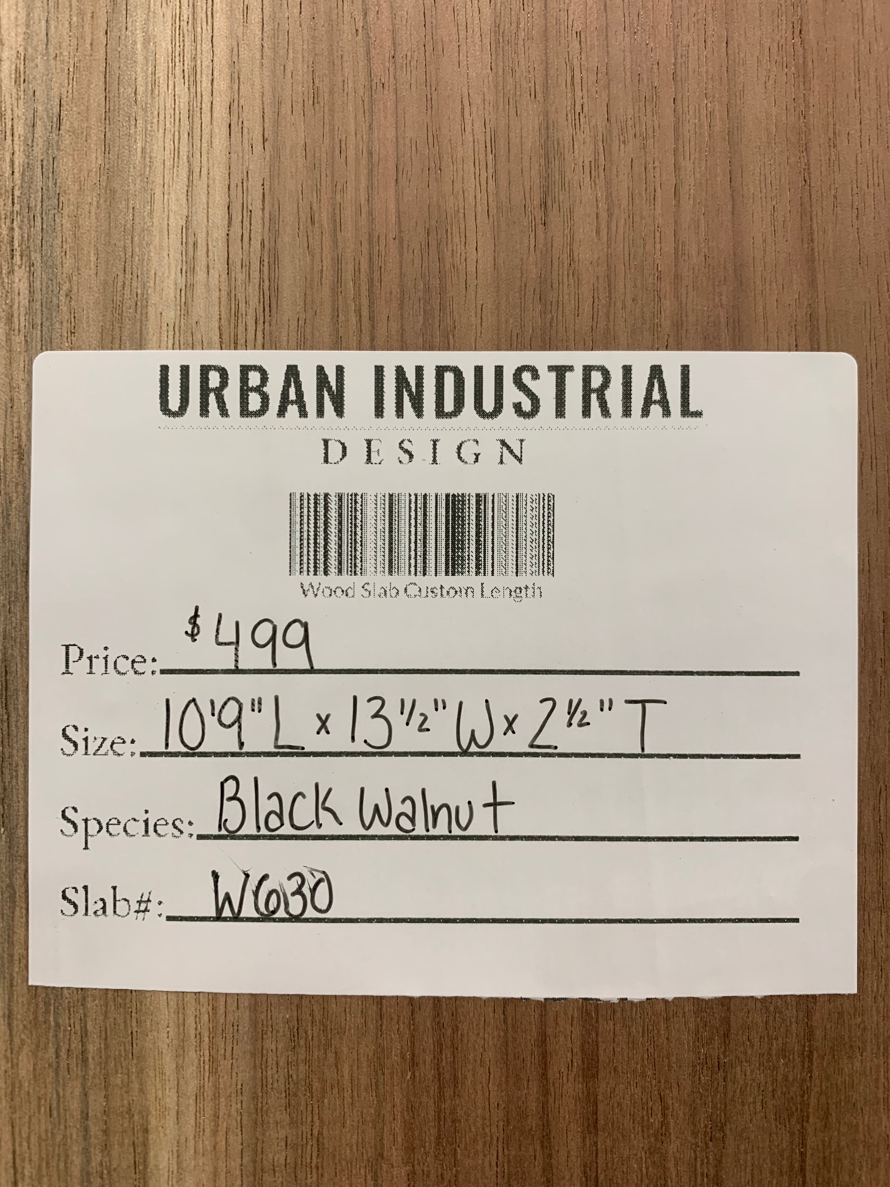 Black Walnut Slab | W630