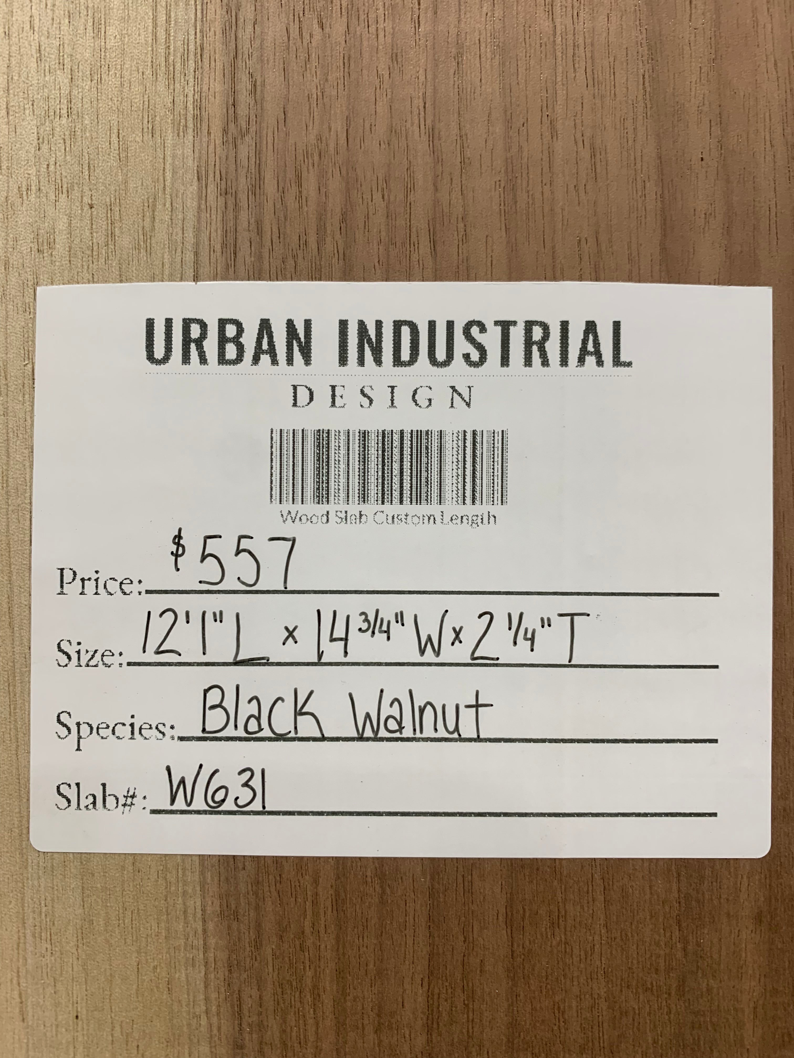 Black Walnut Slab | W631
