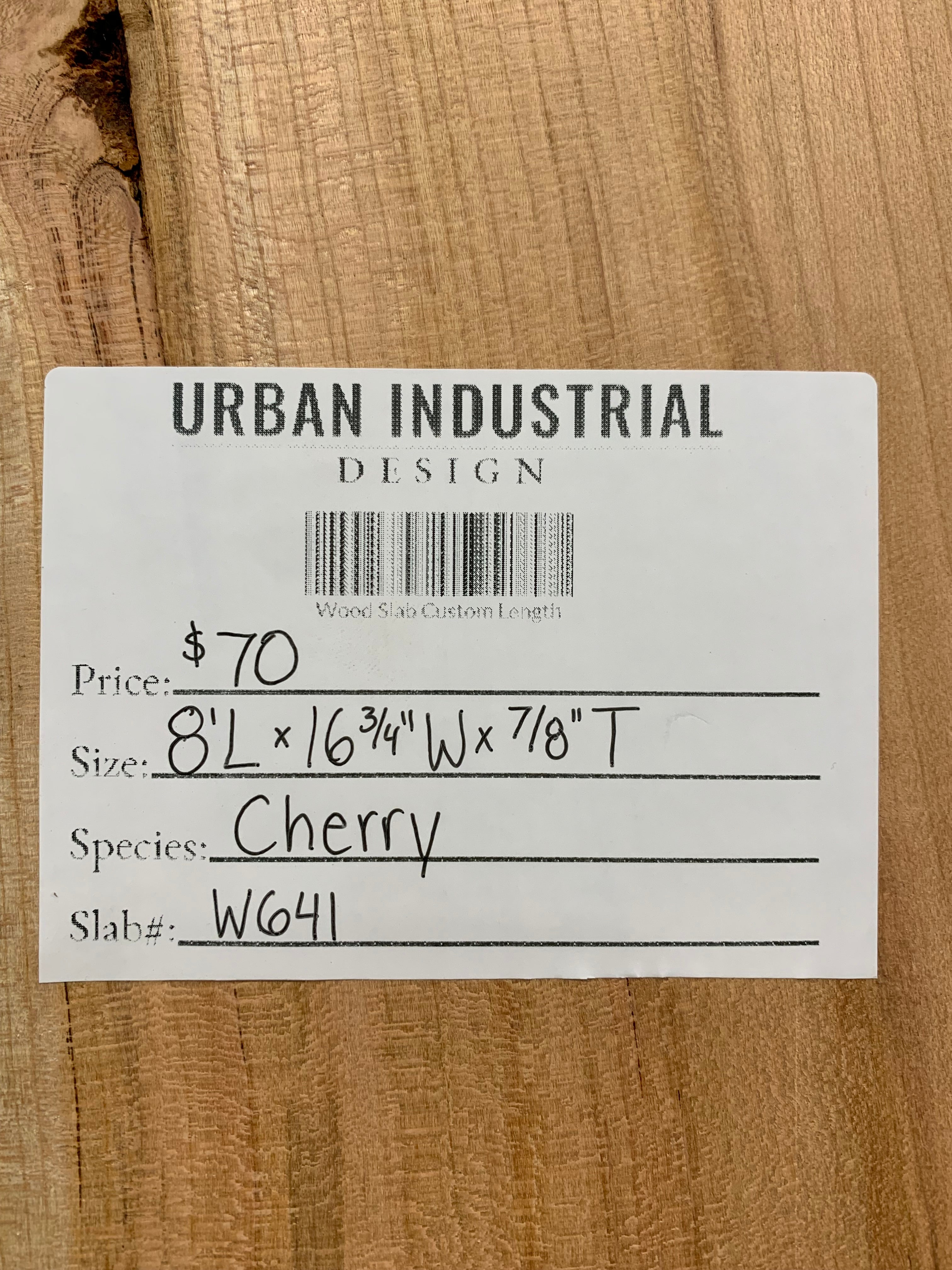 Cherry Slab | W641