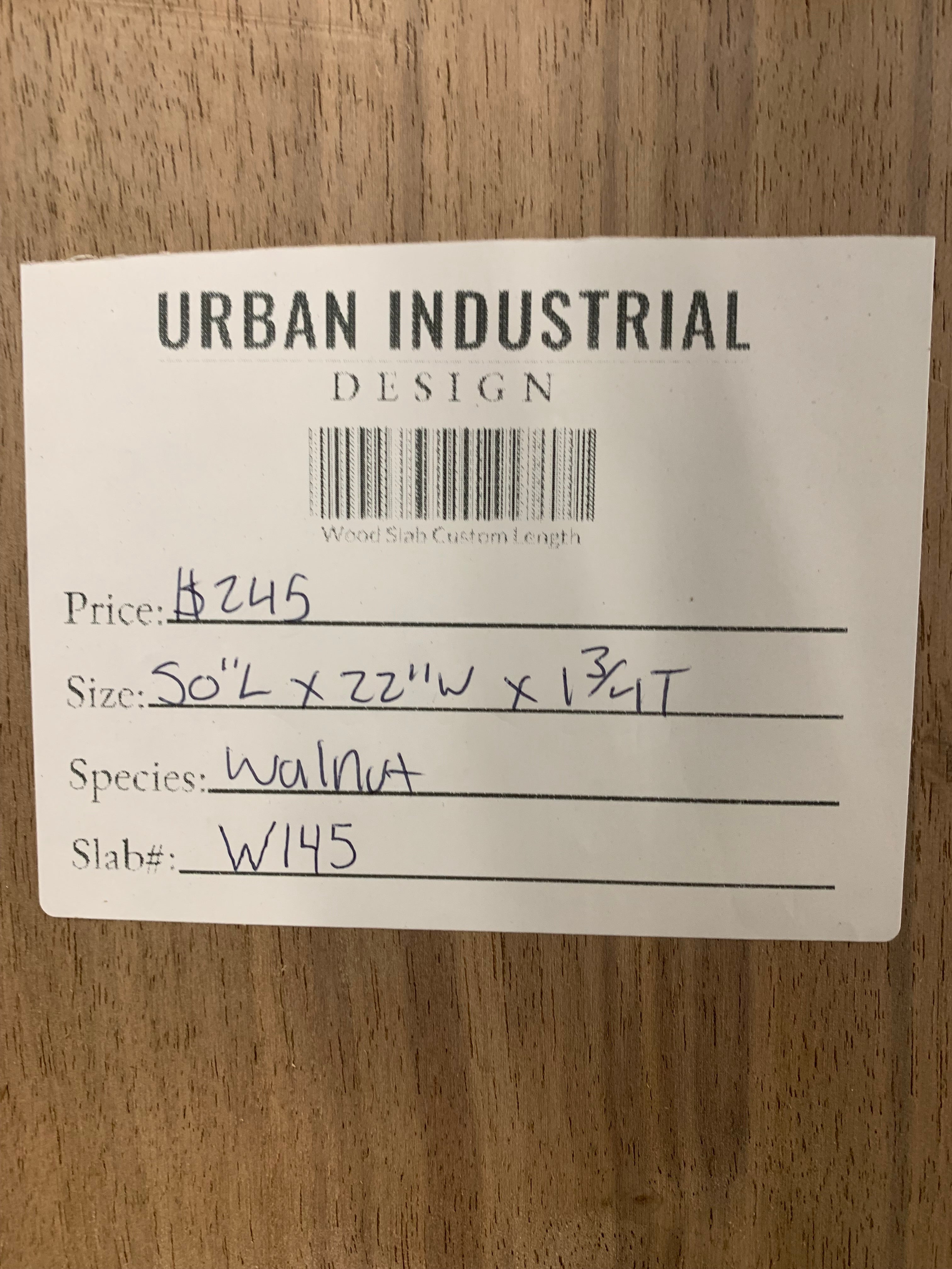 Black Walnut Slab | W145