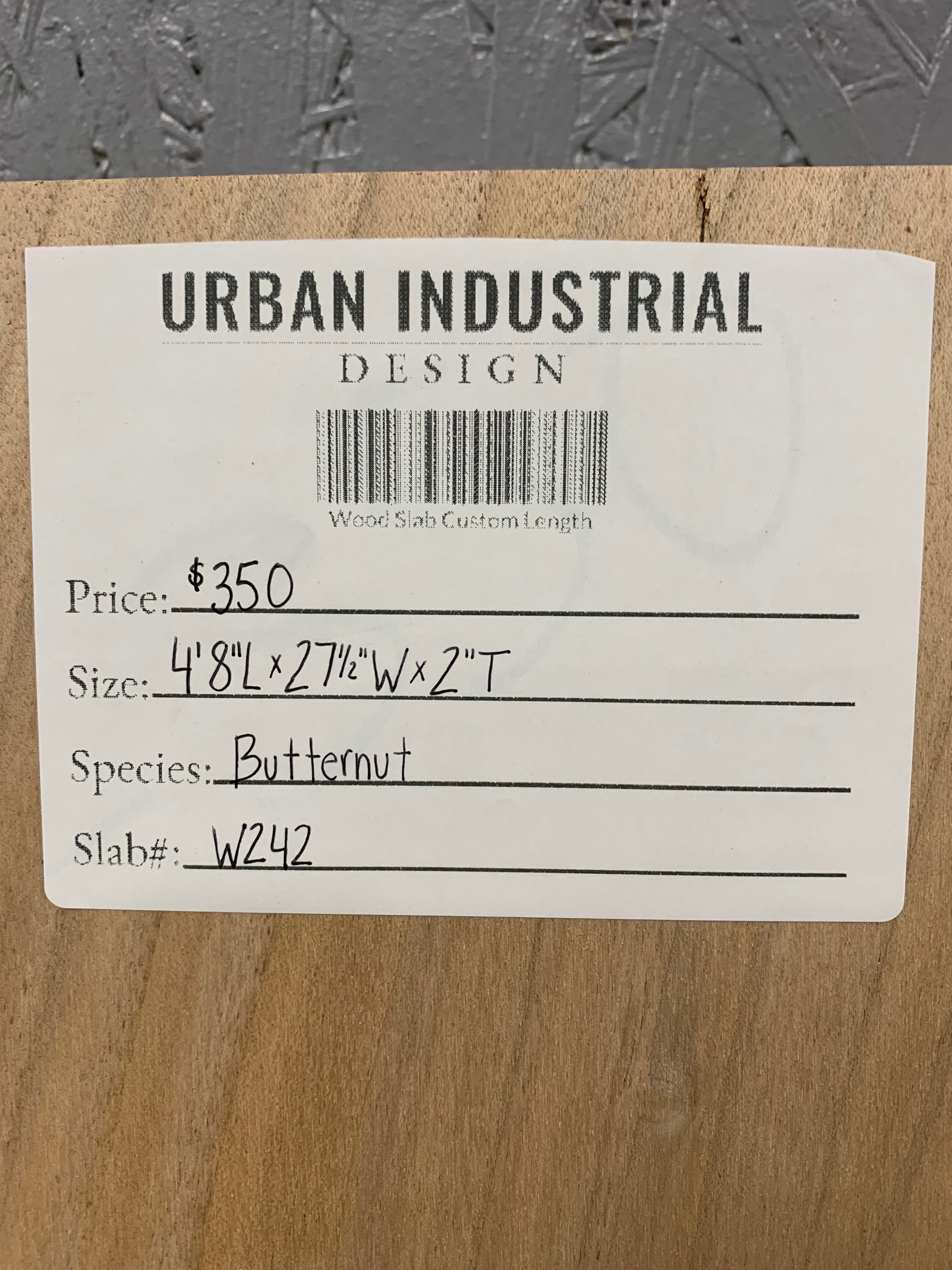 Butternut Slab | W242