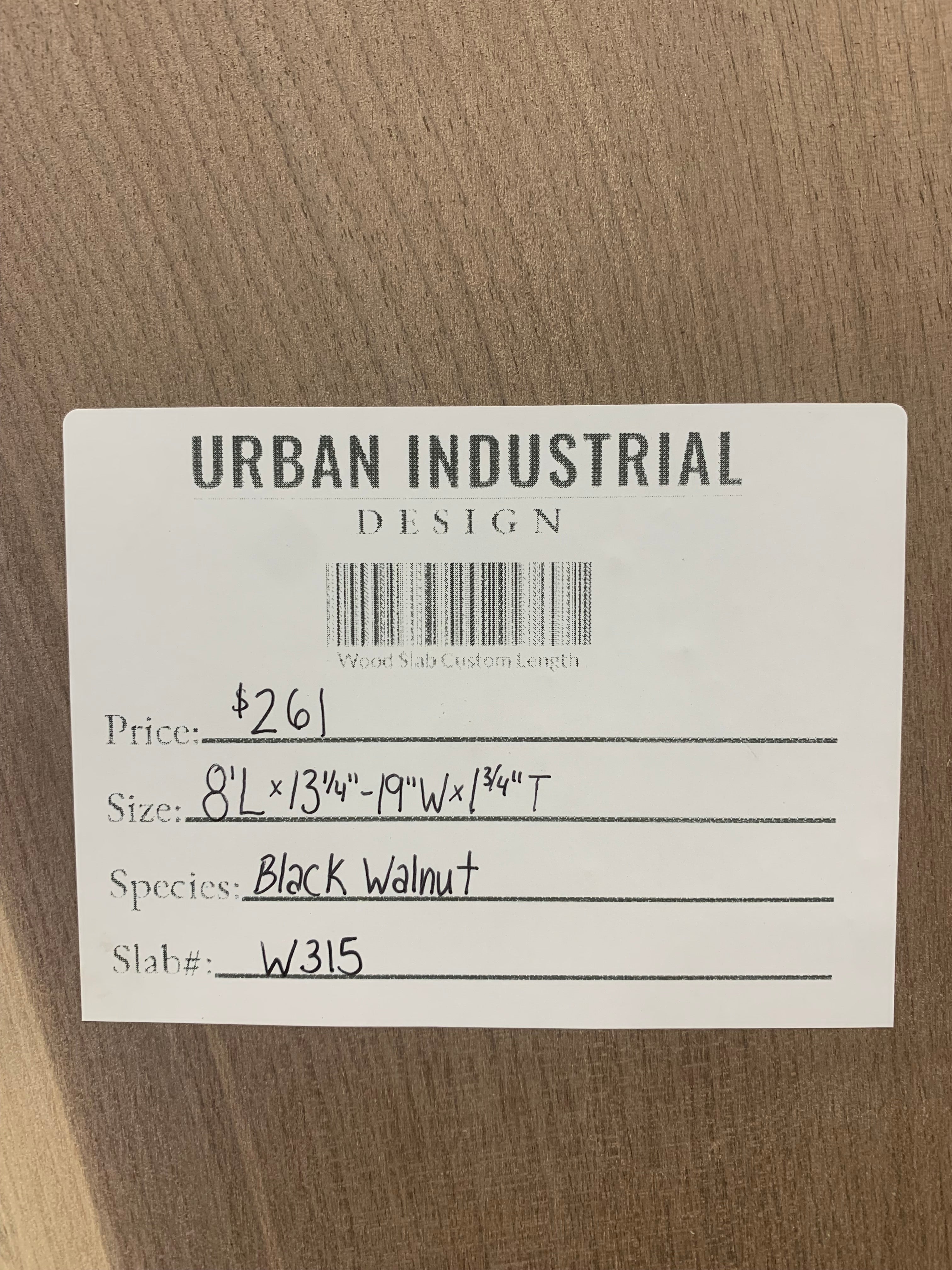 Black Walnut Slab | W315
