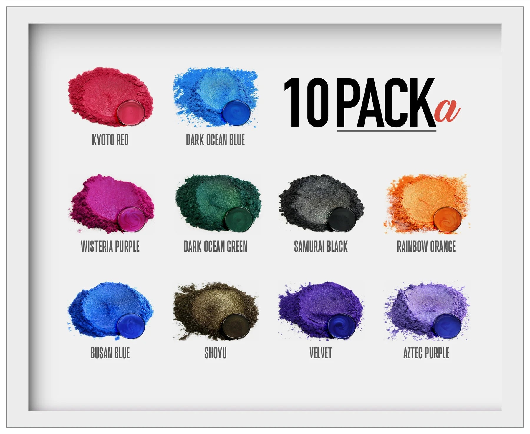 Eye Candy 10 Color Variety Pack Sets