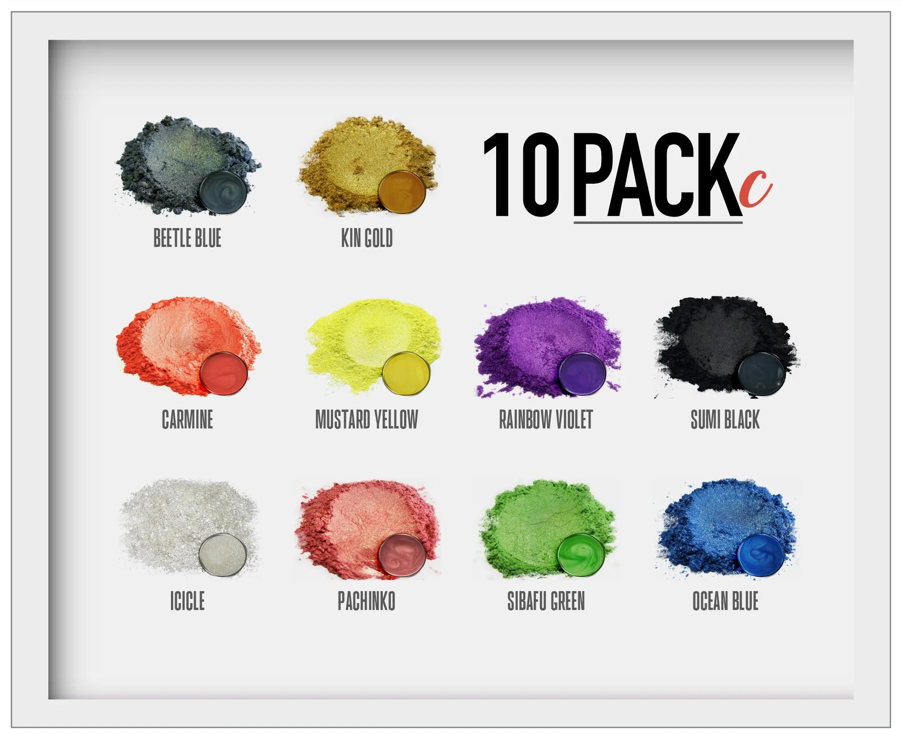 Eye Candy 10 Color Variety Pack Sets