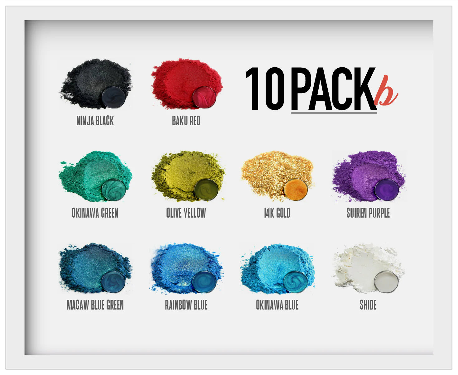 Eye Candy 10 Color Variety Pack Sets