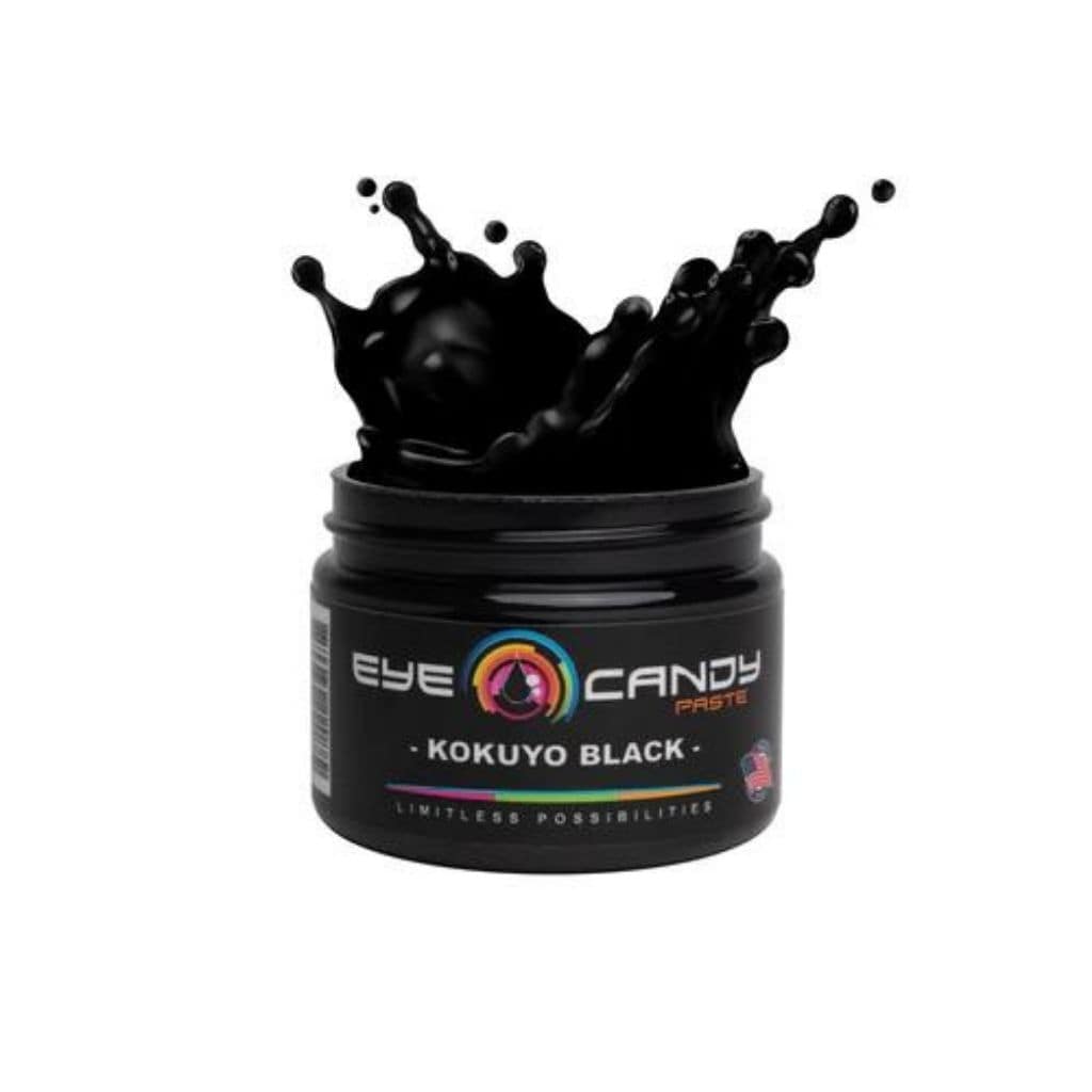 Eye Candy Pigments Paste in Kokuyo Black. 