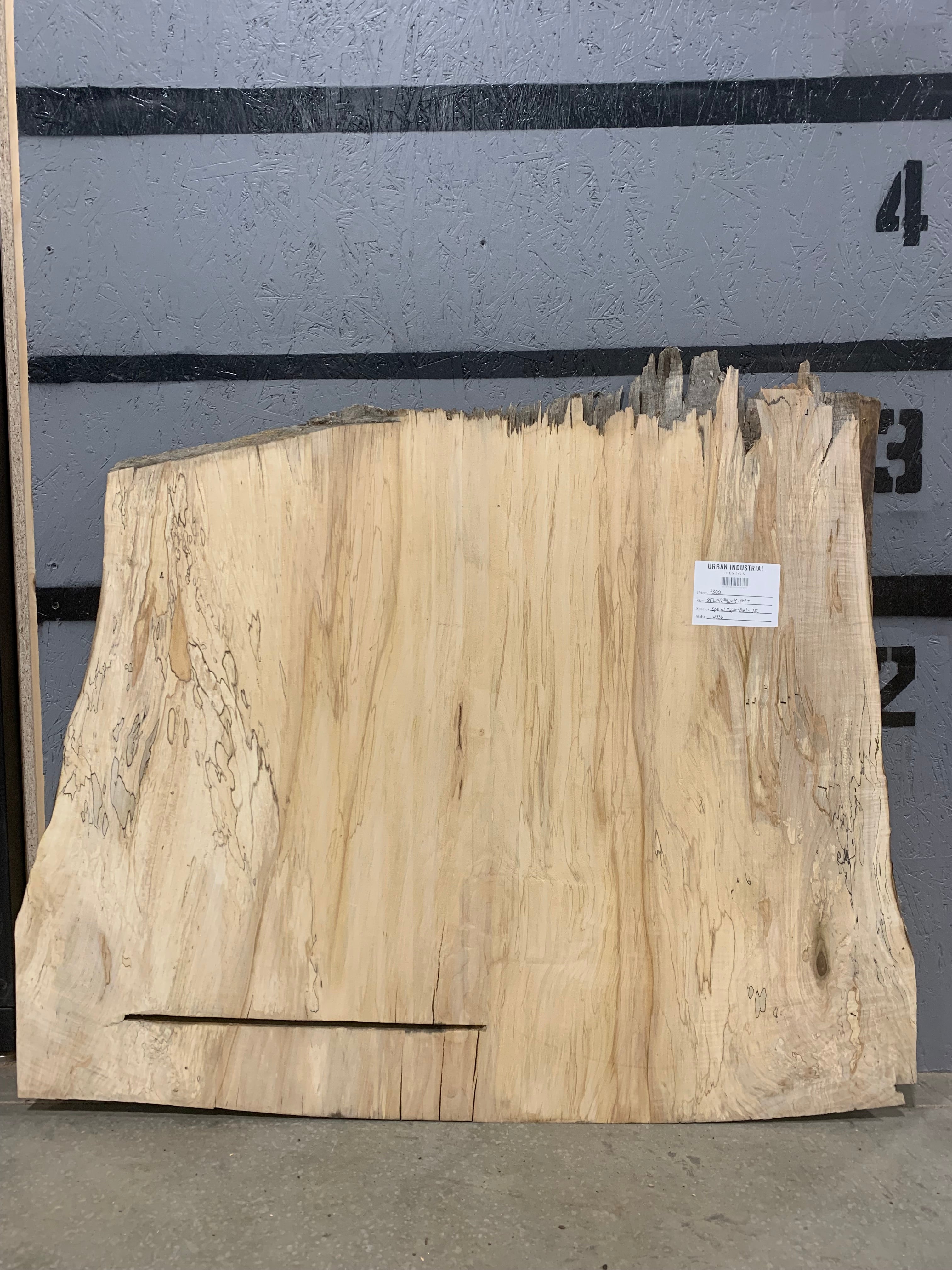 Spalted Maple Slab - Burl - CNC Flattened | W336