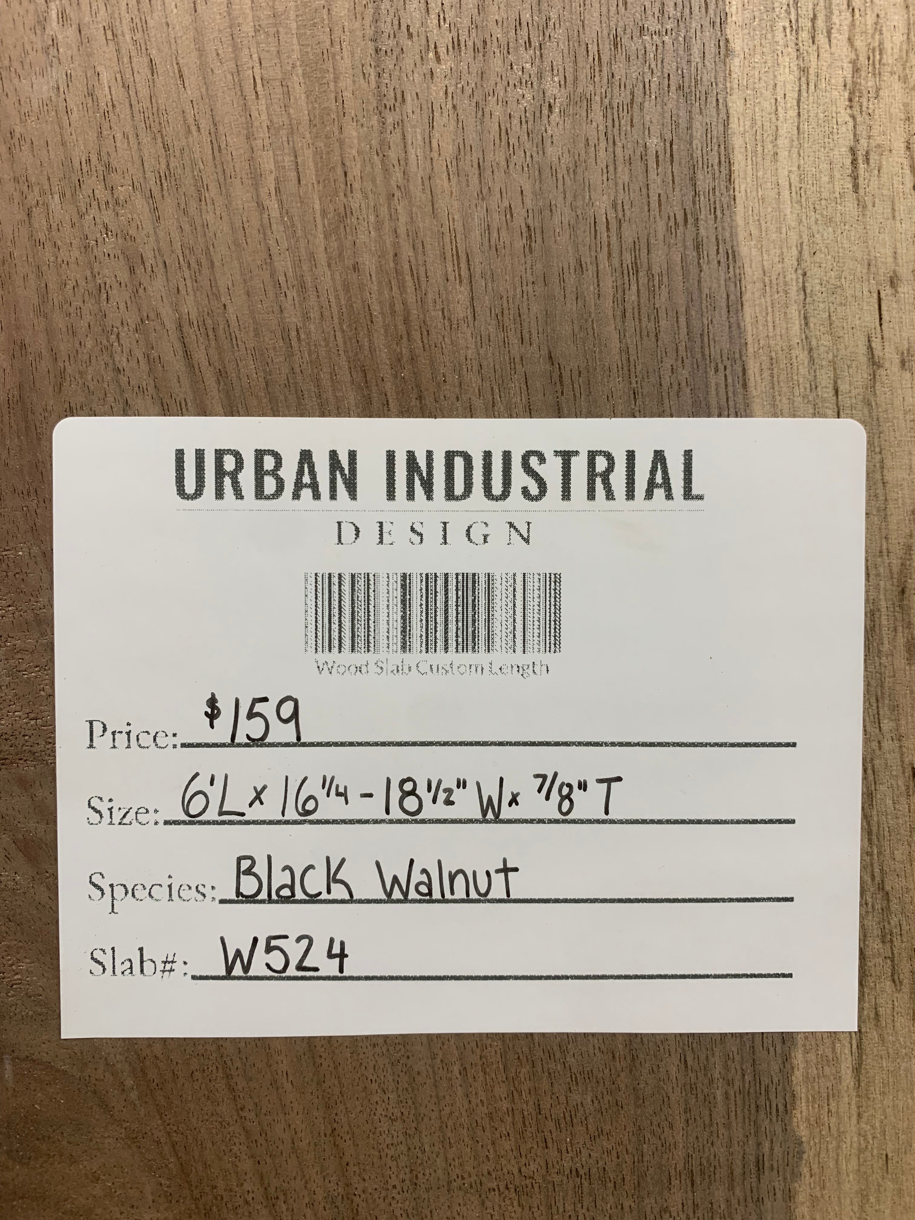 Black Walnut Slab | W524