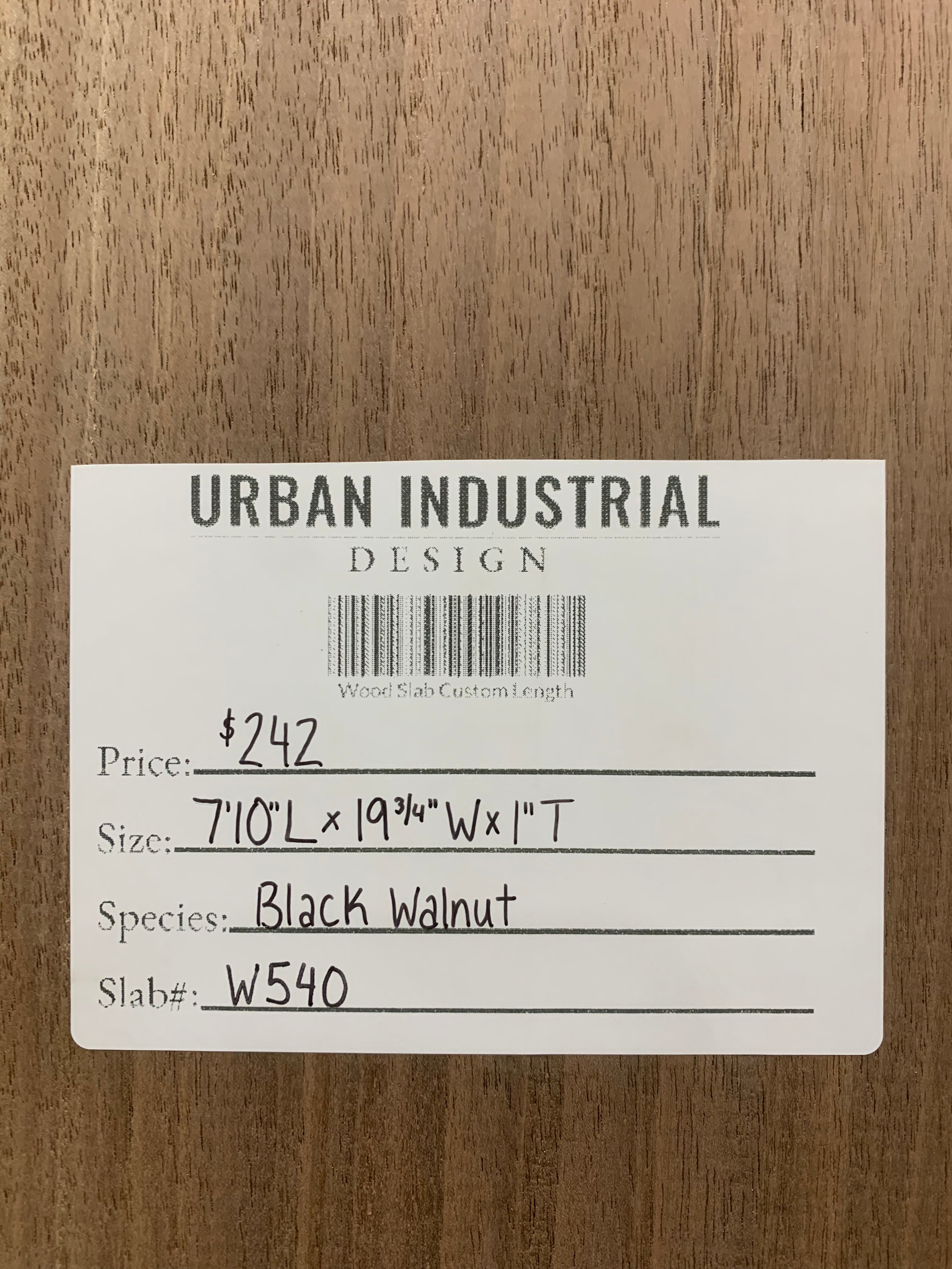 Black Walnut Slab | W540