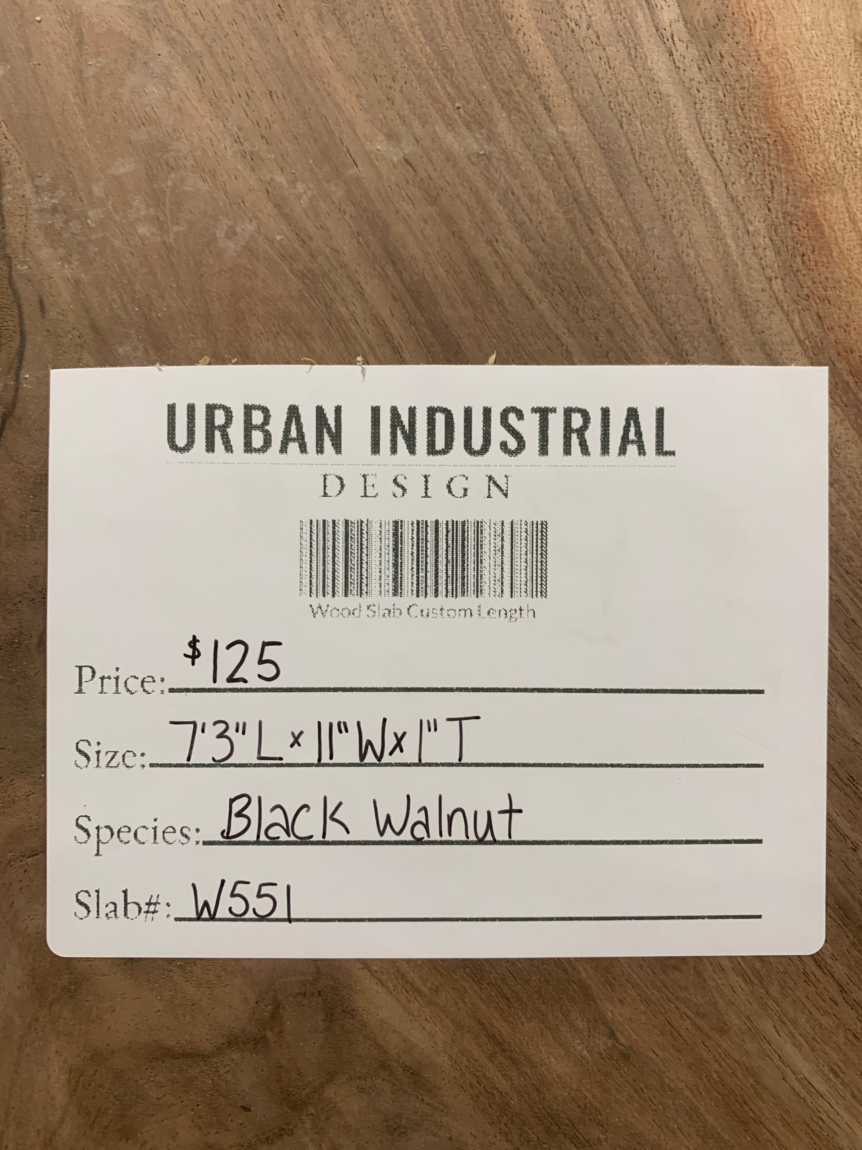 Black Walnut Slab | W551