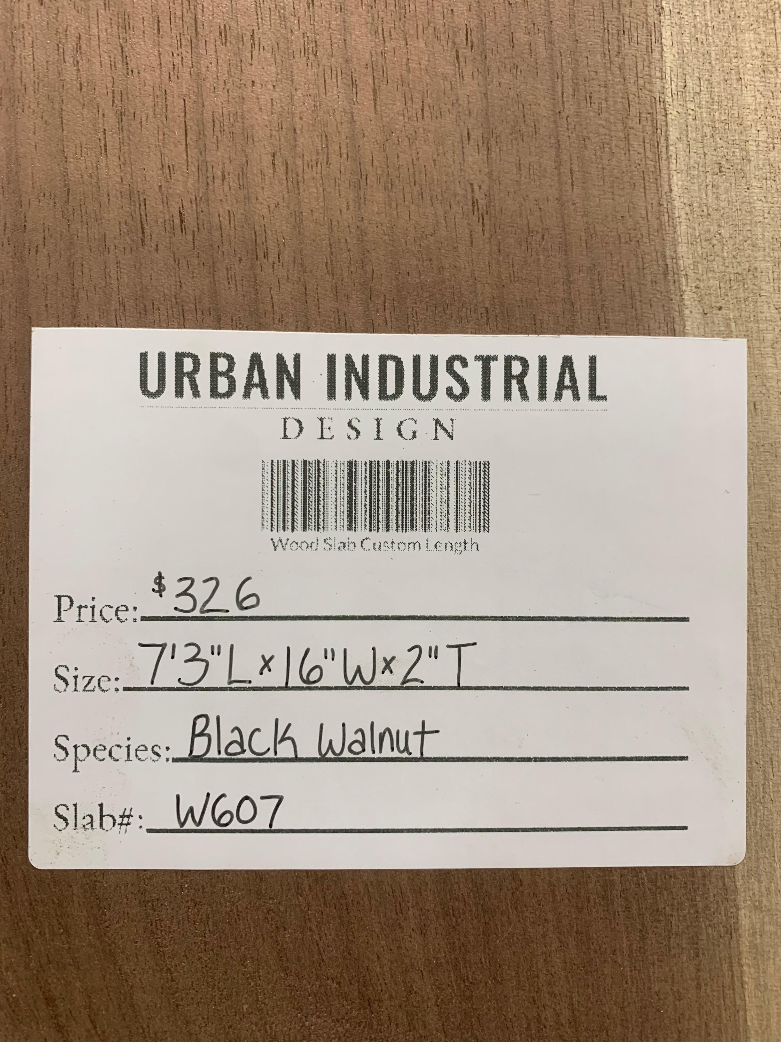 Black Walnut Slab | W607