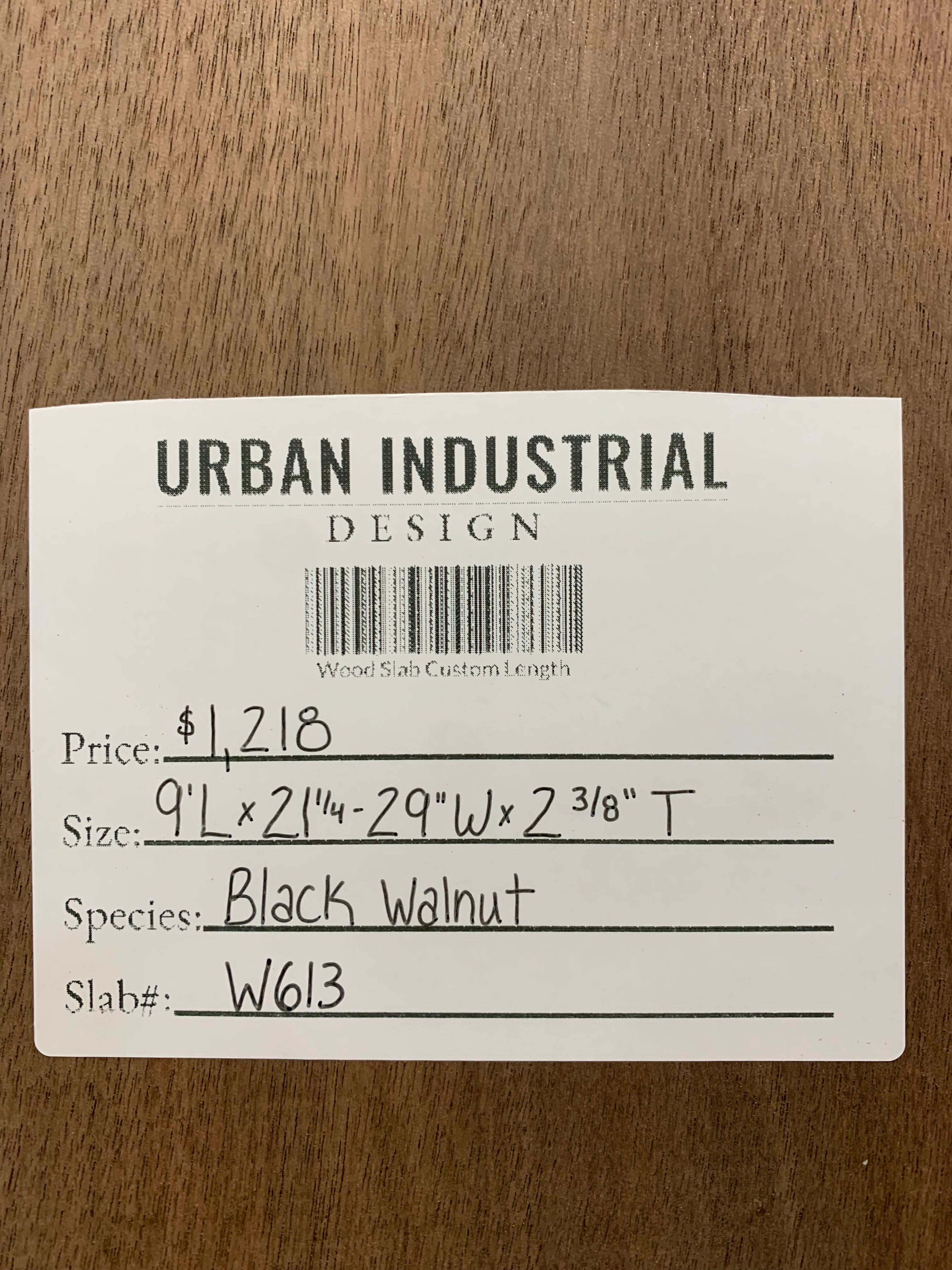 Black Walnut Slab | W613