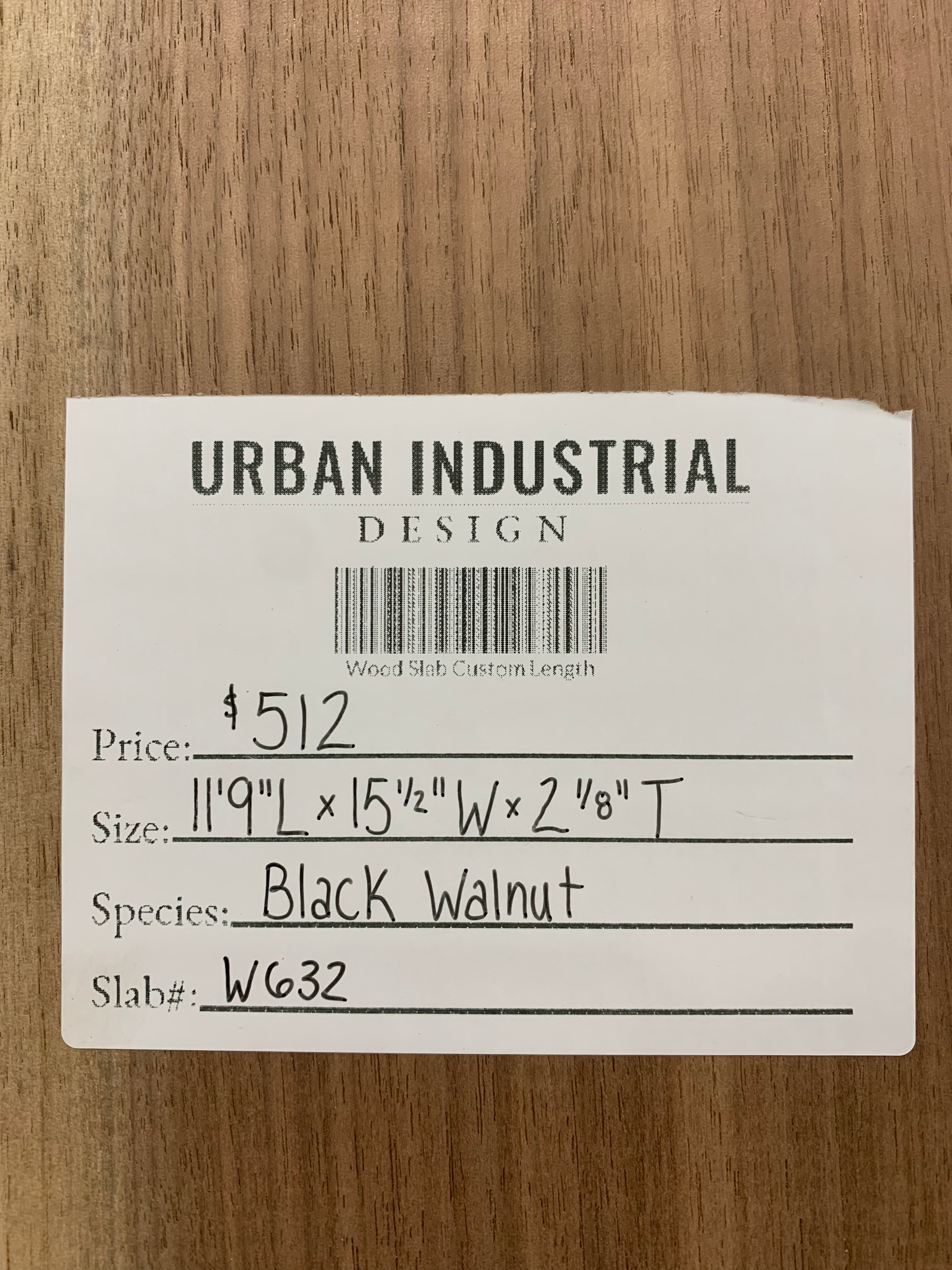 Black Walnut Slab | W632