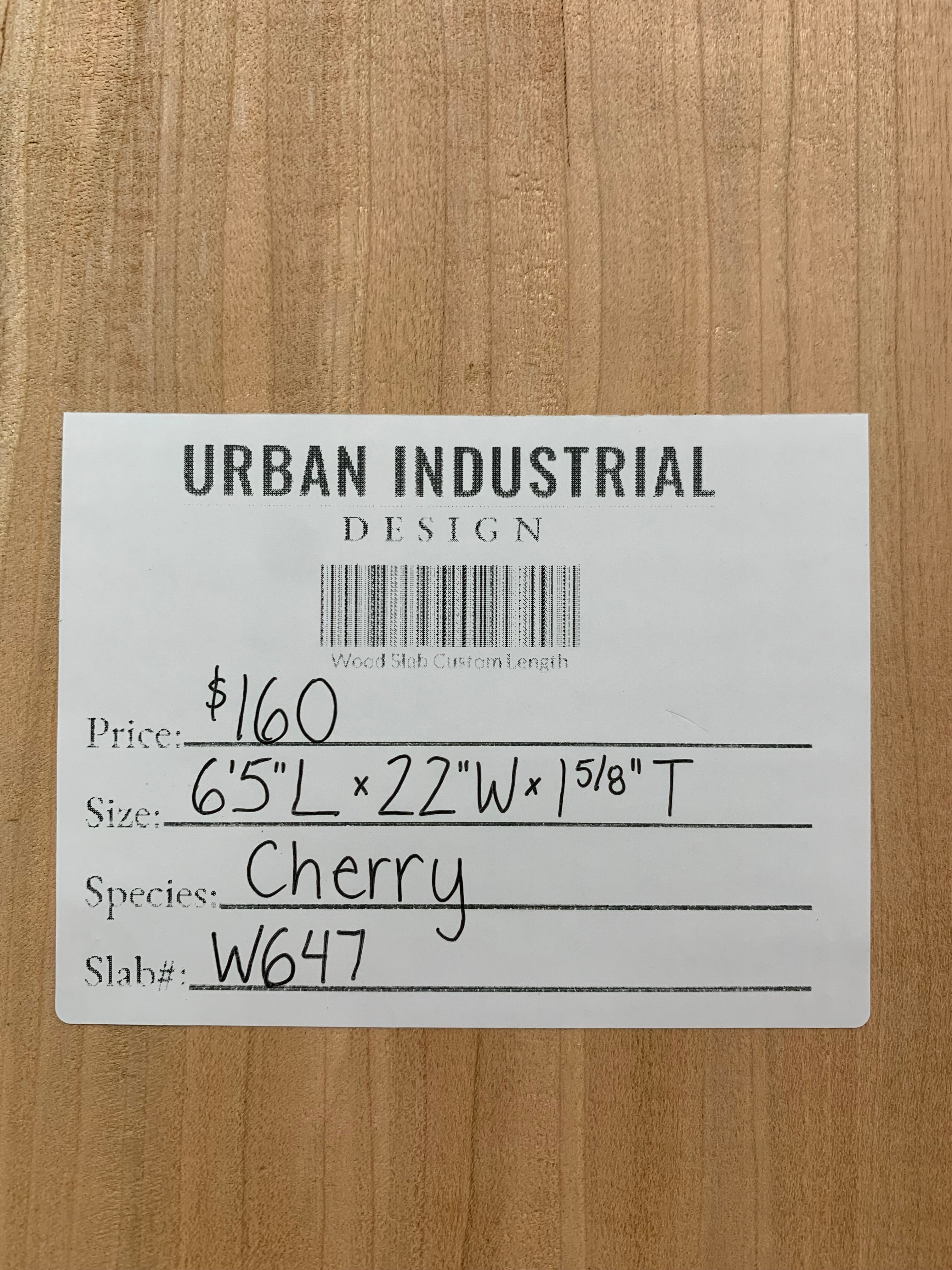 Cherry Slab | W647